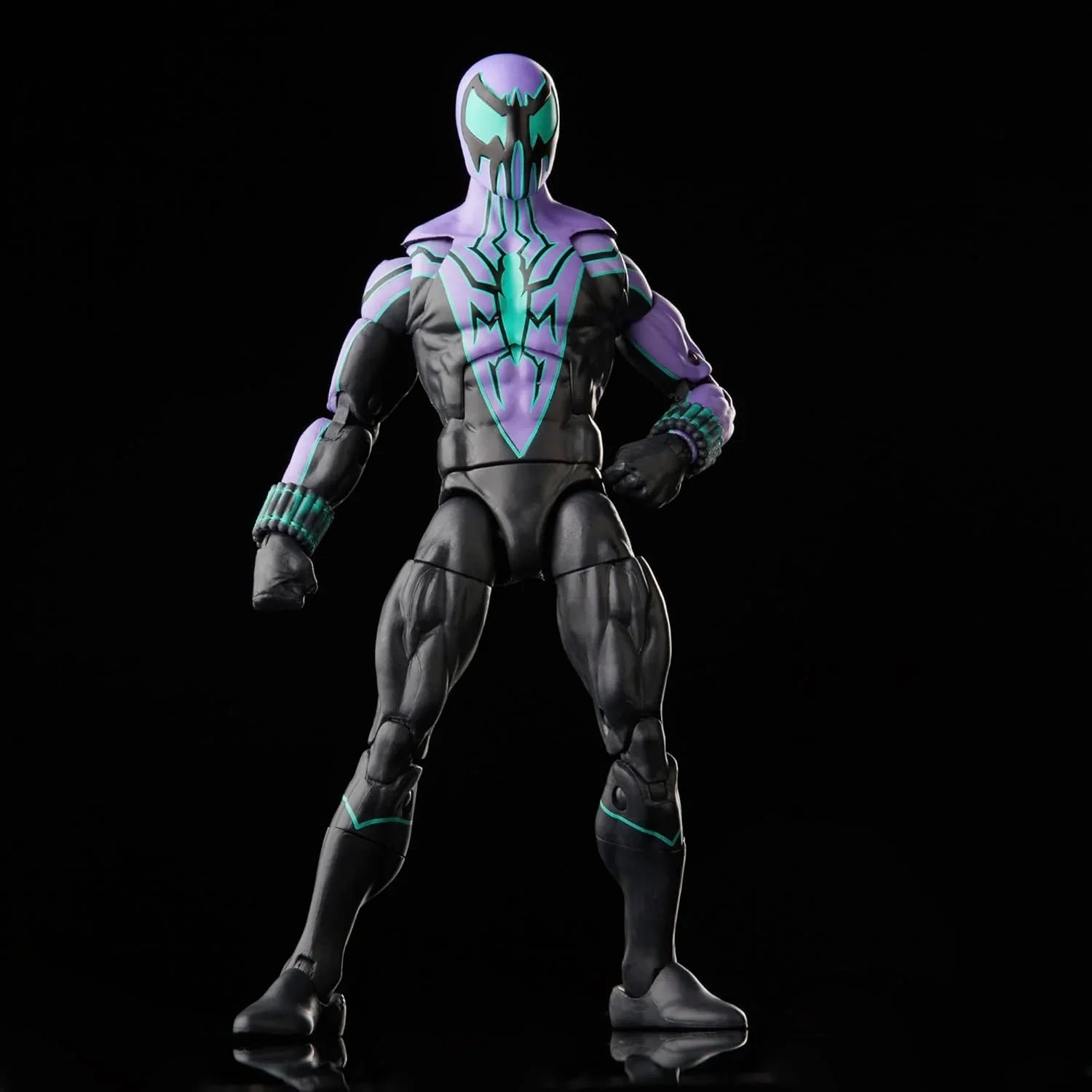 アクションフィギュア マーベル スパイダーマン レジェンド マーベルズ・チャズム Hasbro 高可動性 6インチスケール 特色エフェクトアクセサリー付属 トランスルーセント素材使用 ダークウェブ重要ヴィラン ベン・ライリー クローン