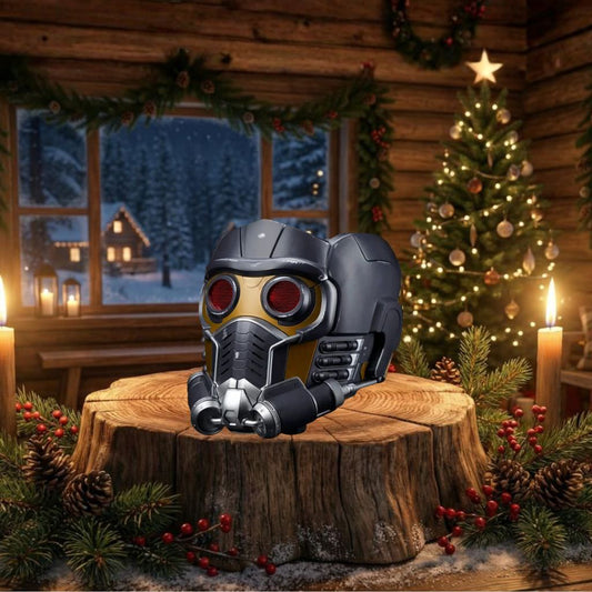 マーベル レジェンド スター・ロード プレミアム電子ヘルメット ハズブロ ガーディアンズ・オブ・ギャラクシー MCU インフィニティ・サーガ 1/1スケール レプリカ LEDライト サウンドエフェクト 装着可能 並行輸入品