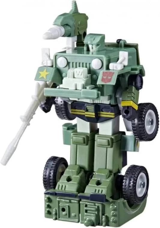トランスフォーマー フィギュア トランスフォーマー レトロ ザ・トランスフォーマーズ ザ・ムービー オートボット・ハウンド ハスブロ 忠誠心 勇敢な戦士 緑と灰色 軍用ジープ 9段階変形 レトロデザイン 1986年劇場版 キャラクター再現並行輸入品