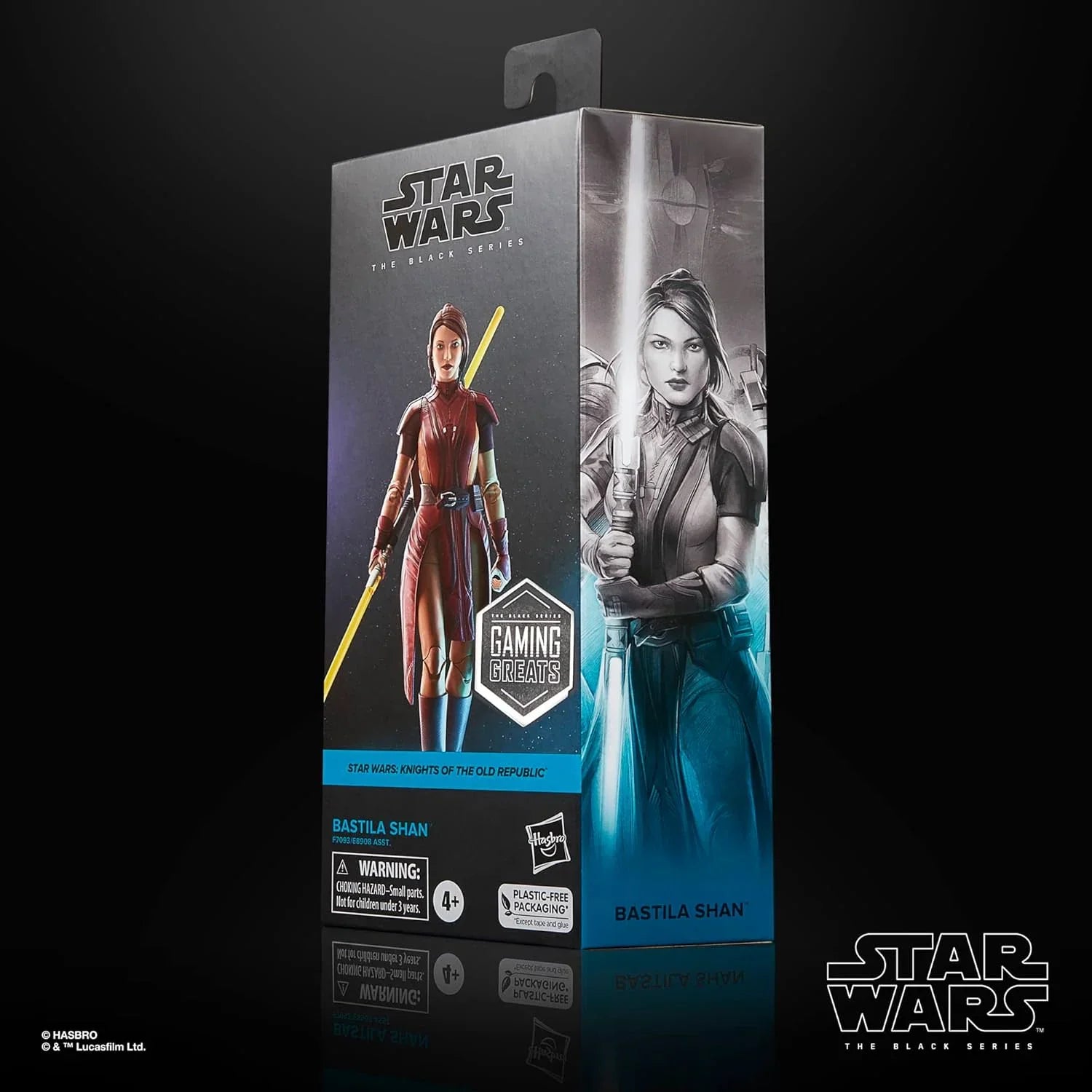 アクションフィギュア スター・ウォーズ ブラックシリーズ 6インチ バスティラ・シャン ハスブロ 高精細造形 プレミアム可動ポイント付属 黄色ダブルブレードライトセーバー 茶色タバード 金属バックル ベルト 銀河の歴史的ジェダイ 並行輸入品