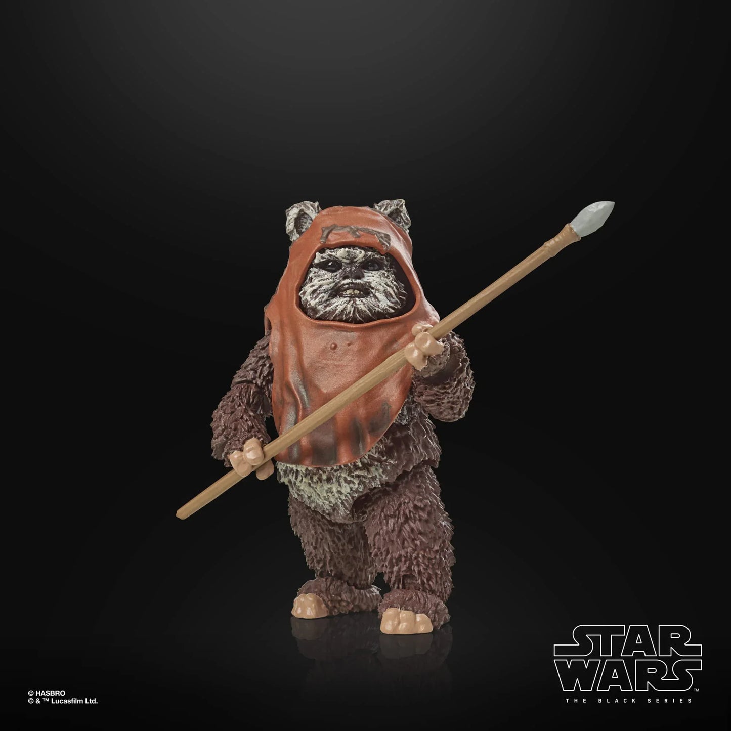 フィギュア スター・ウォーズ ブラックシリーズ ウィケット ジェダイの帰還40周年記念 ハズブロ コレクティブルアクションフィギュア 可動ポイント多数 アクセサリー6点付き 映画キャラクター精巧再現 原始的武器使用 小柄勇敢戦士