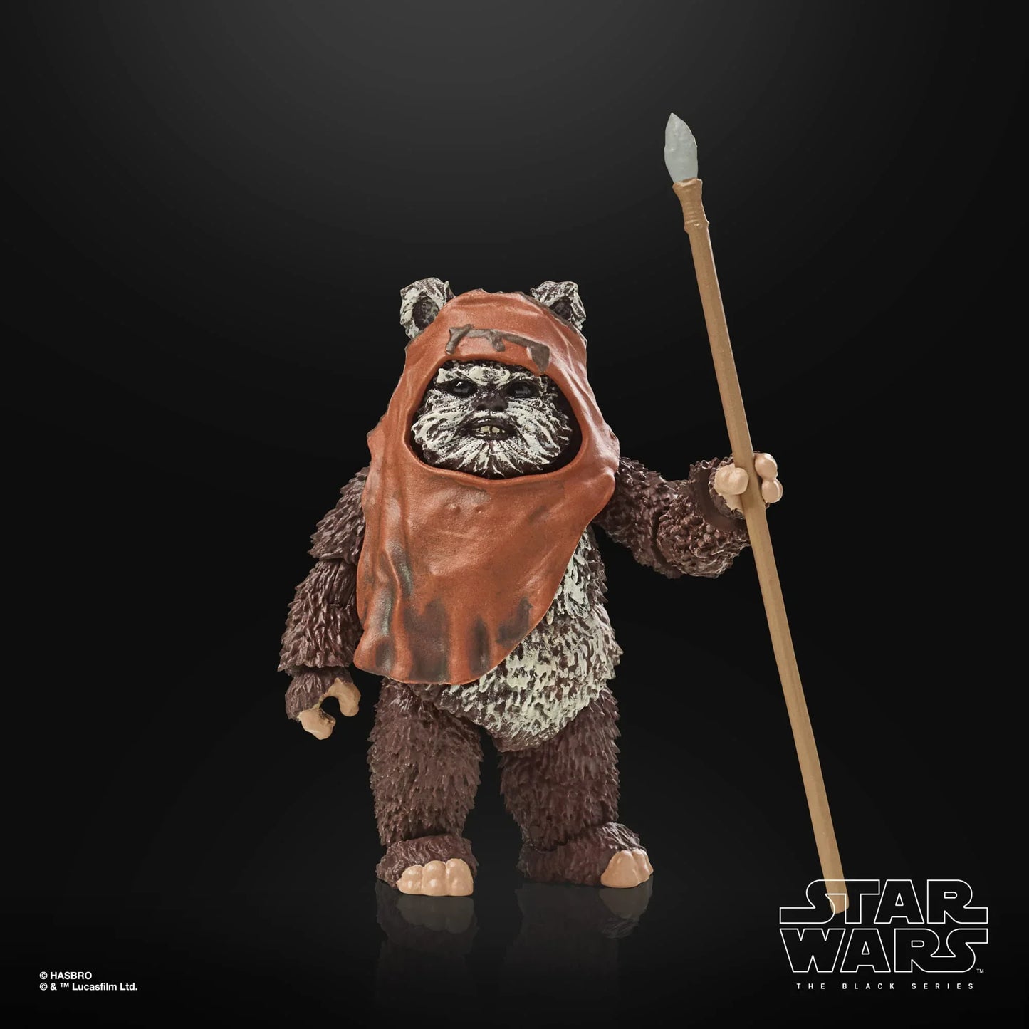 フィギュア スター・ウォーズ ブラックシリーズ ウィケット ジェダイの帰還40周年記念 ハズブロ コレクティブルアクションフィギュア 可動ポイント多数 アクセサリー6点付き 映画キャラクター精巧再現 原始的武器使用 小柄勇敢戦士