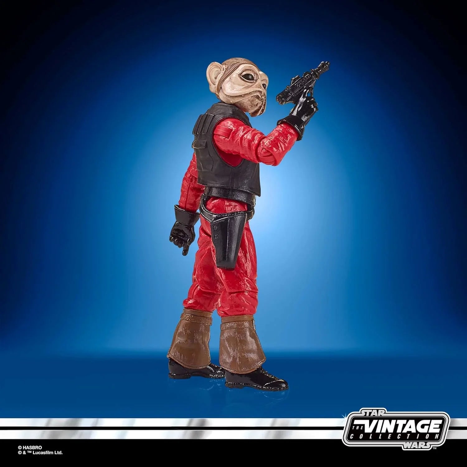 アクションフィギュア Star Wars The Vintage Collection ナイン ナン Hasbro 高品質 3.75インチ 9.5cm 可動式ボールジョイント 首 肩 ひじ 膝 足首 前腕 スイベル 腰 股関節 ブラスター ライフル 武器セット ヴィンテージスタイル