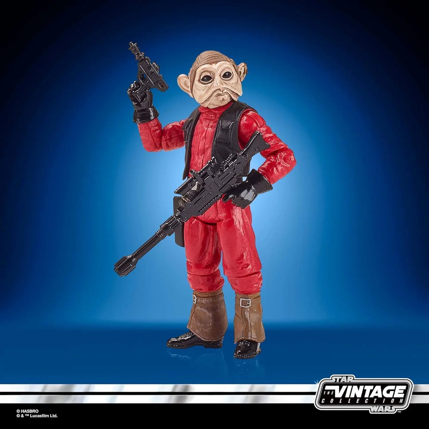 アクションフィギュア Star Wars The Vintage Collection ナイン ナン Hasbro 高品質 3.75インチ 9.5cm 可動式ボールジョイント 首 肩 ひじ 膝 足首 前腕 スイベル 腰 股関節 ブラスター ライフル 武器セット ヴィンテージスタイル
