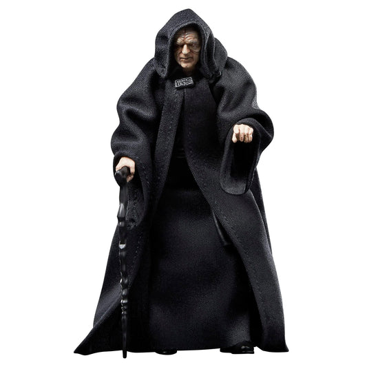 フィギュア スター・ウォーズ ブラックシリーズ 皇帝パルパティーン ジェダイの帰還 40周年記念 ハズブロ 完全可動式 プレミアムアクションフィギュア 精巧再現 多関節仕様 ケインアクセサリー付 塗装細部再現 コレクターズアイテム