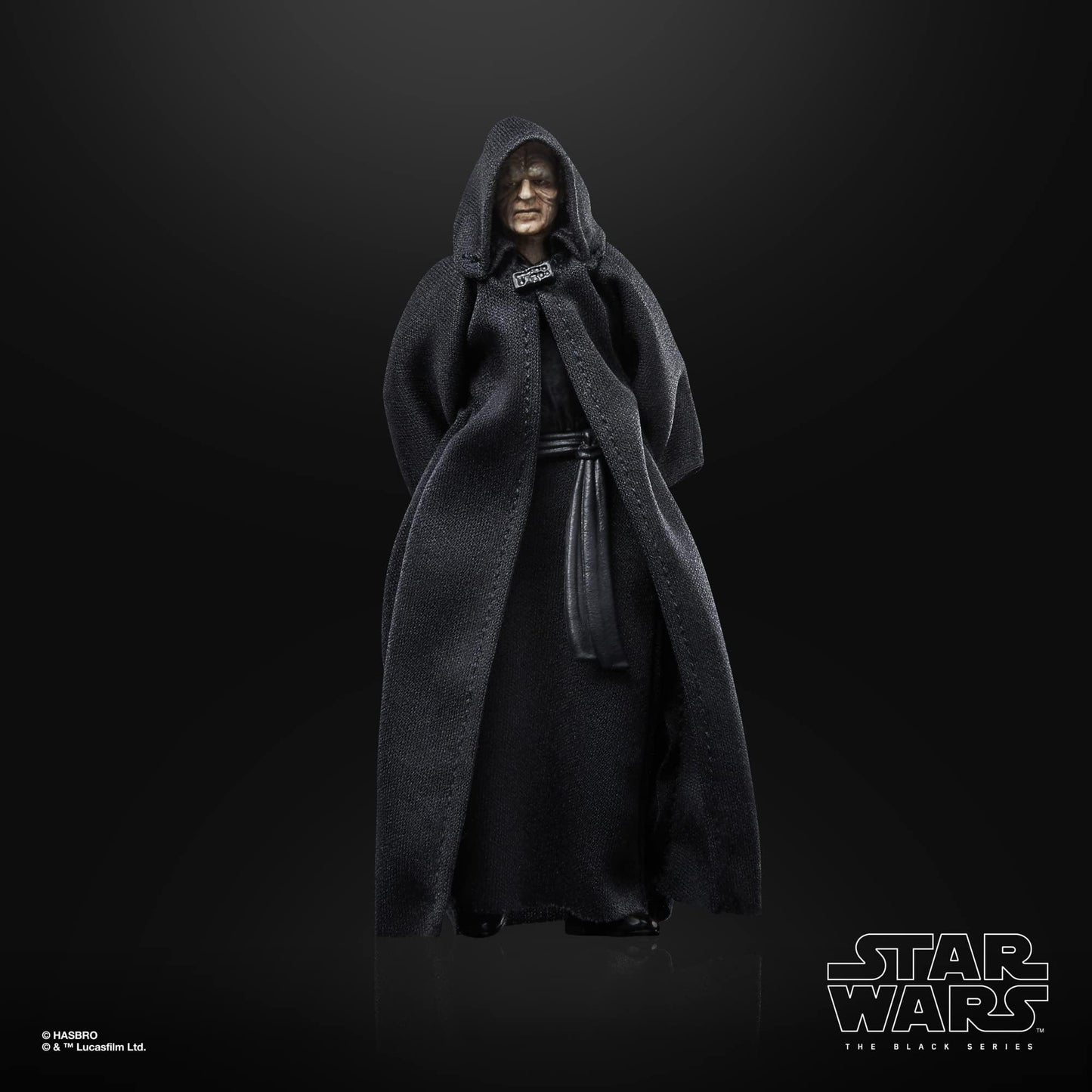 フィギュア スター・ウォーズ ブラックシリーズ 皇帝パルパティーン ジェダイの帰還 40周年記念 ハズブロ 完全可動式 プレミアムアクションフィギュア 精巧再現 多関節仕様 ケインアクセサリー付 塗装細部再現 コレクターズアイテム