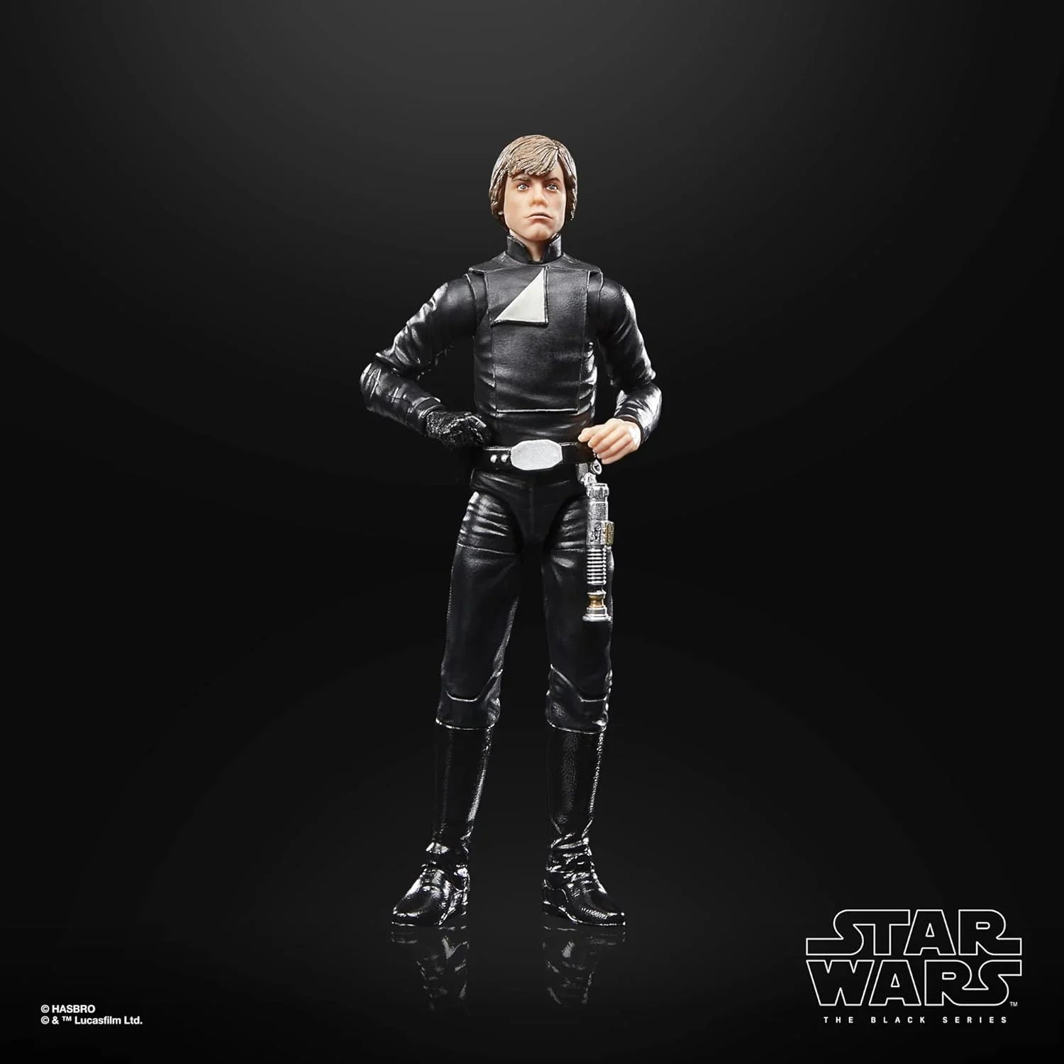 フィギュア スター・ウォーズ ブラックシリーズ ルーク・スカイウォーカー ジェダイ・ナイト ハズブロ 約6インチ 緑色ライトセーバー 取り外し可能 ブレード 多数可動ポイント プレミアムディテール 映画ジェダイの帰還