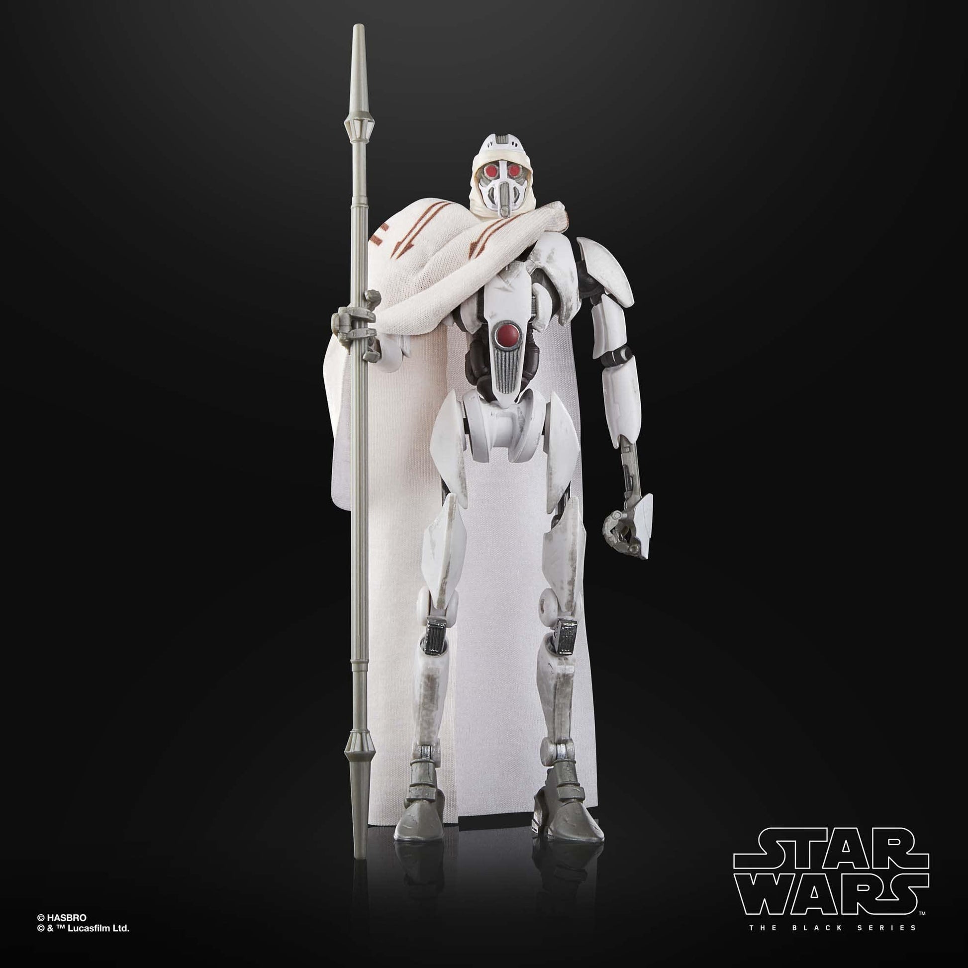 フィギュア Star Wars The Clone Wars MagnaGuard Black Series Hasbro 高品質 可動ポイント プレミアムディテール 精巧再現 6インチ 約15cm コレクティブル 電撃武器 エレクトロスタッフ IG-100 バトルドロイド クローン戦争 特殊作戦