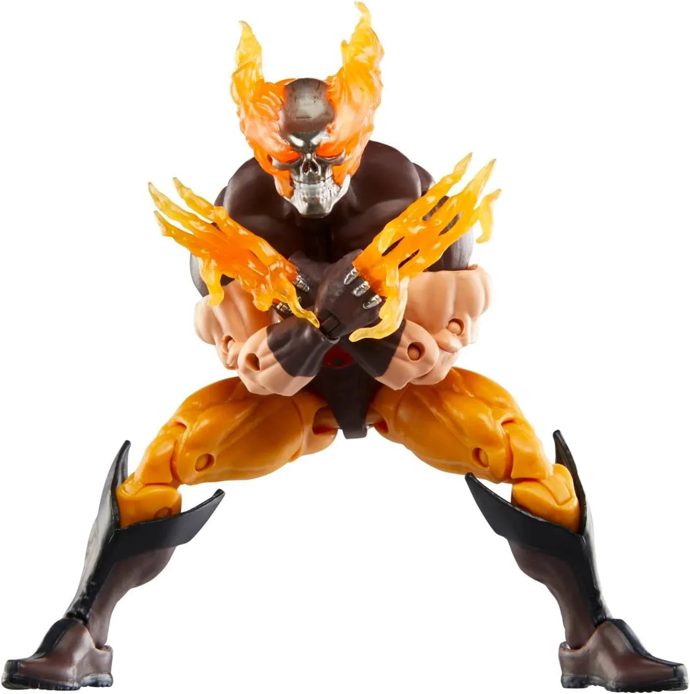 フィギュア Marvel Legends Series Weapon of Vengeance ヘルヴァリン アクションフィギュア ハズブロ マーベルコミックス 復讐の鉤爪 鉄骨アダマンチウム 15cm可動ポイント20以上 炎エフェクト 精巧彩色 交換用ハンドパーツ付 並行輸入品