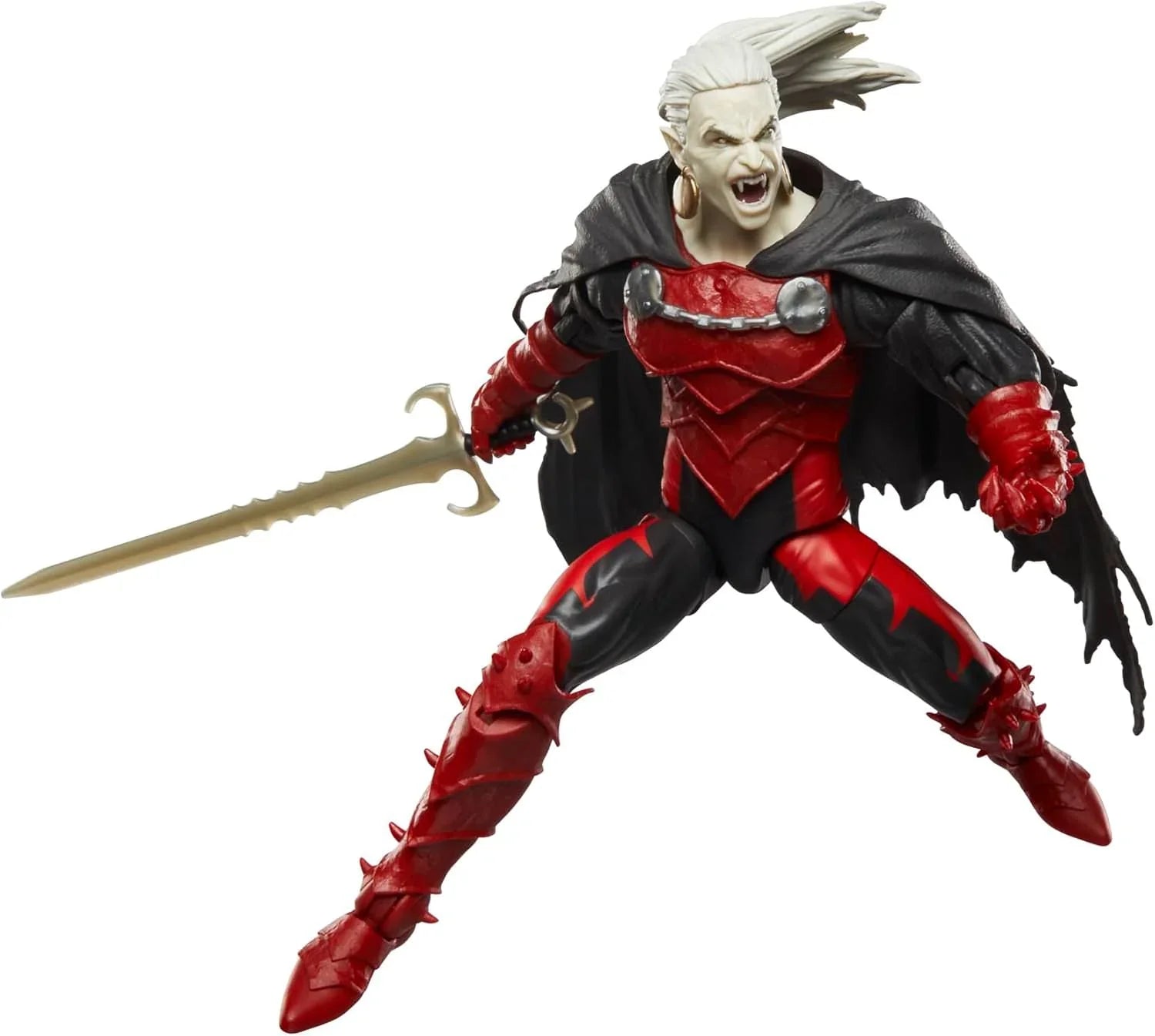 フィギュア Marvel's Dracula マーベルコミックス Marvel Legends Series Strange Tales シリーズ 吸血鬼 伝説のドラキュラ 6インチスケール 可動式 アクションフィギュア 4アクセサリー Blackheart 2パーツ コミックベース 精巧造形 並行輸入品