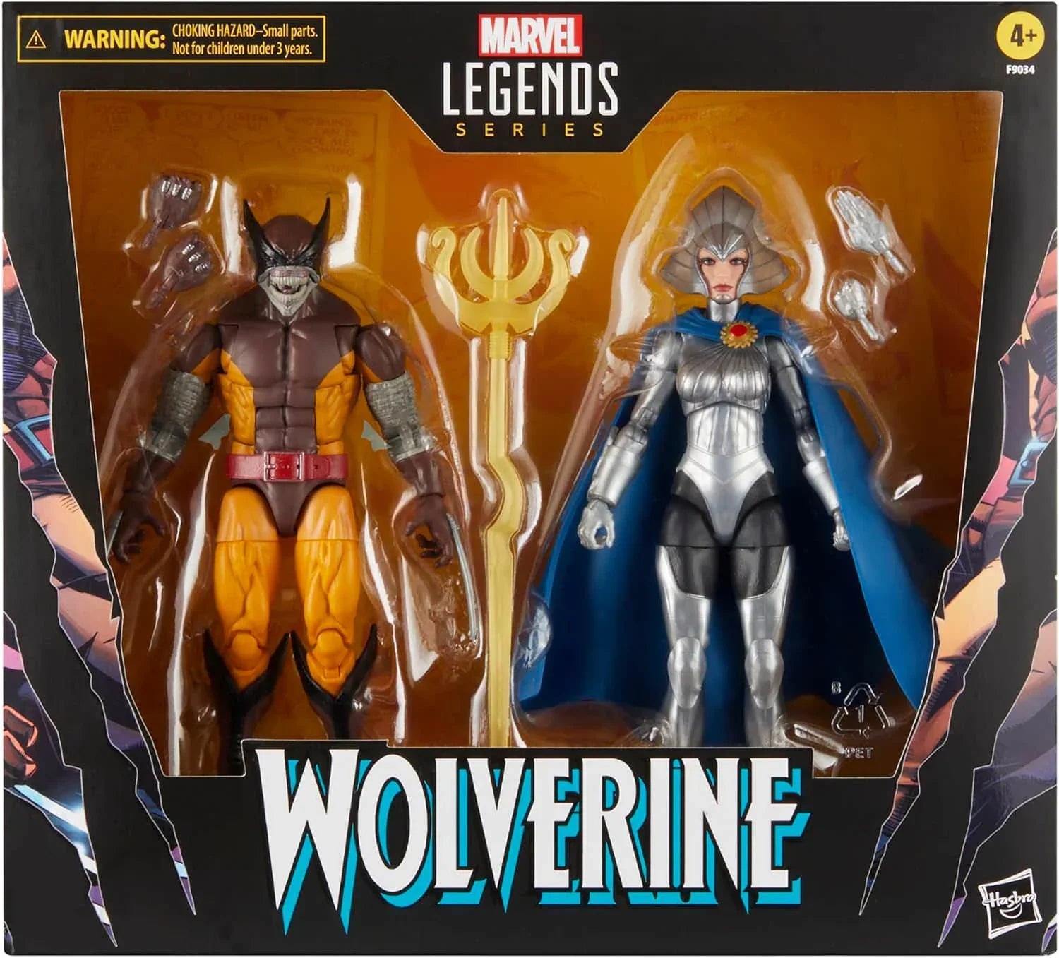 アクションフィギュア ウルヴァリン 50周年記念 マーベルレジェンド Hasbro ブルード感染形態 リランドラ・ネラマニ シアー帝国女帝 X-MEN コミックス 世界観 再現 6インチスケール アクセサリー付 コレクター ディスプレイ用
