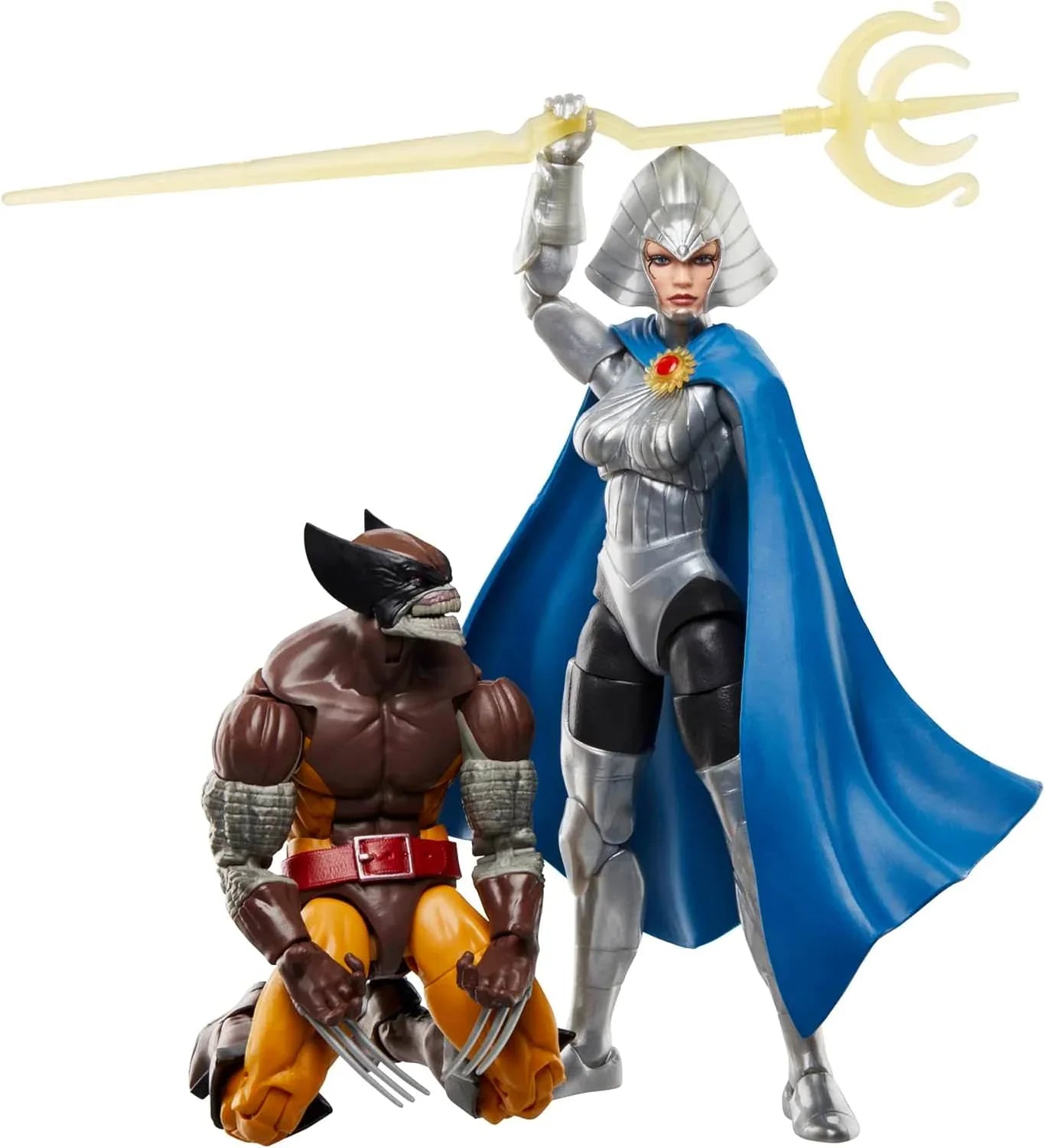 アクションフィギュア ウルヴァリン 50周年記念 マーベルレジェンド Hasbro ブルード感染形態 リランドラ・ネラマニ シアー帝国女帝 X-MEN コミックス 世界観 再現 6インチスケール アクセサリー付 コレクター ディスプレイ用