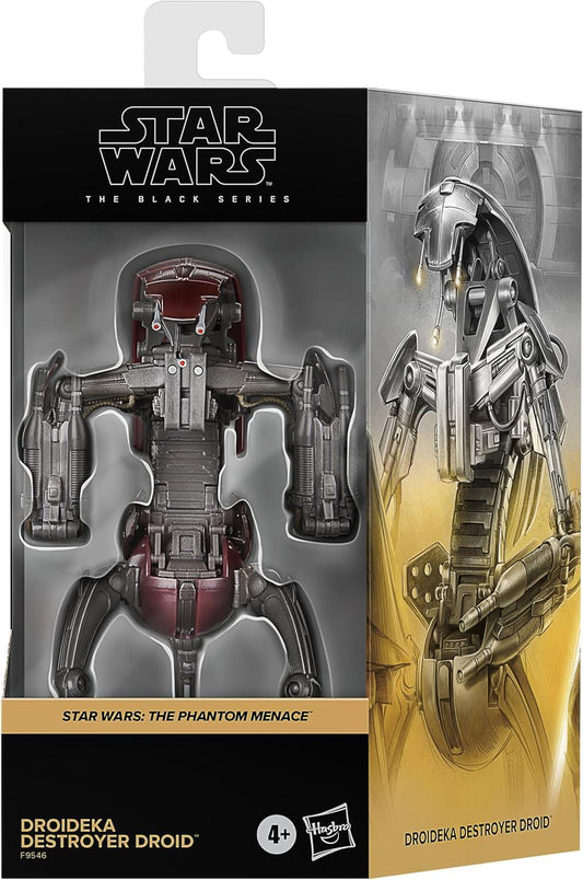 スター・ウォーズ アクションフィギュア ドロイデカ・デストロイヤー・ドロイド ブラックシリーズ ハスブロ製 映画ファントム・メナス登場 変形球形高速移動 シールド装備 強力双連装ブラスター砲 高精細造形 プレミアム塗装 並行輸入品