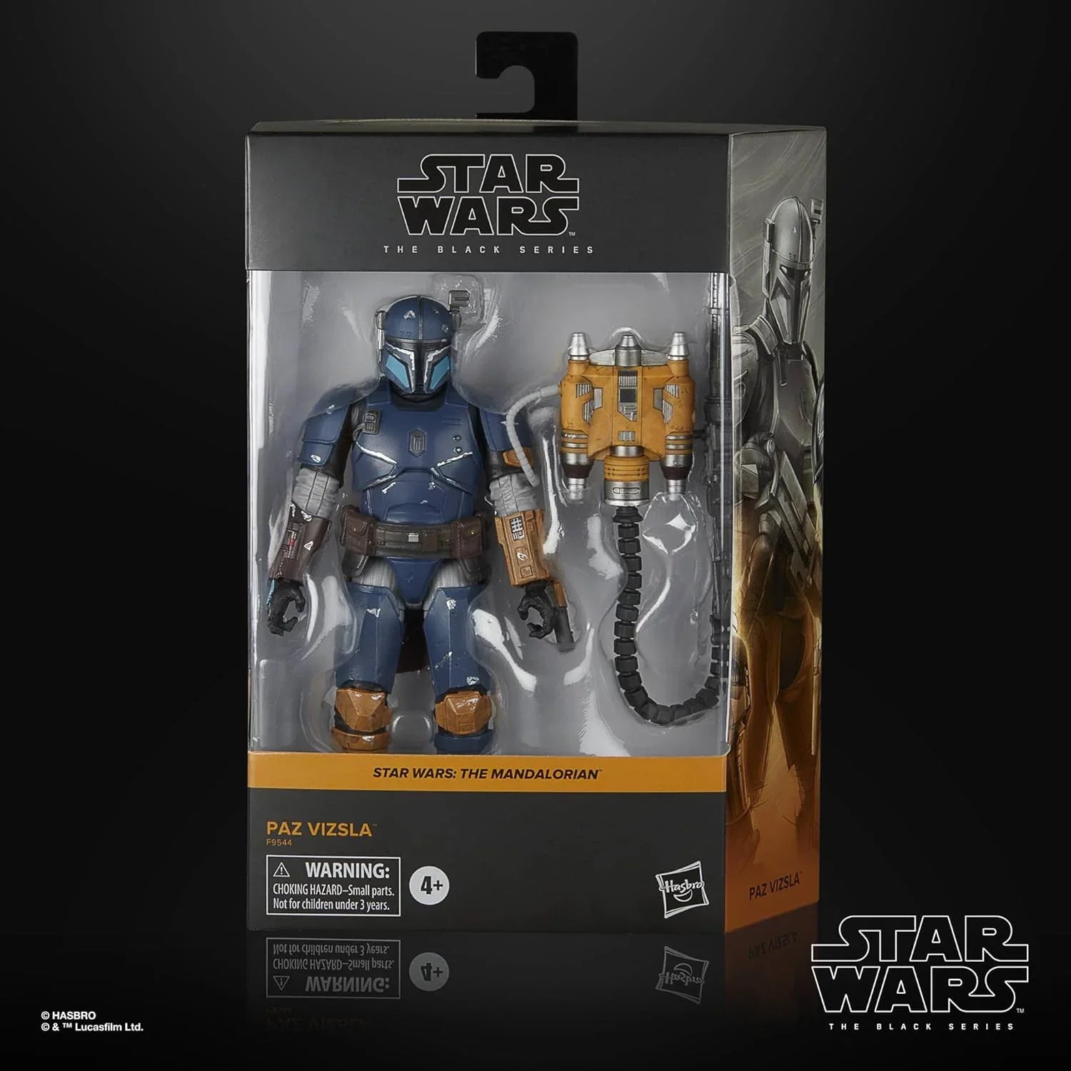 フィギュア スター・ウォーズ マンダロリアン ブラックシリーズ パズ・ヴィズラ デラックスアクションフィギュア Disney 高精細造形 29可動ポイント 重装甲マンダロリアン ジェットパック ブラスター付属 コレクション向け
