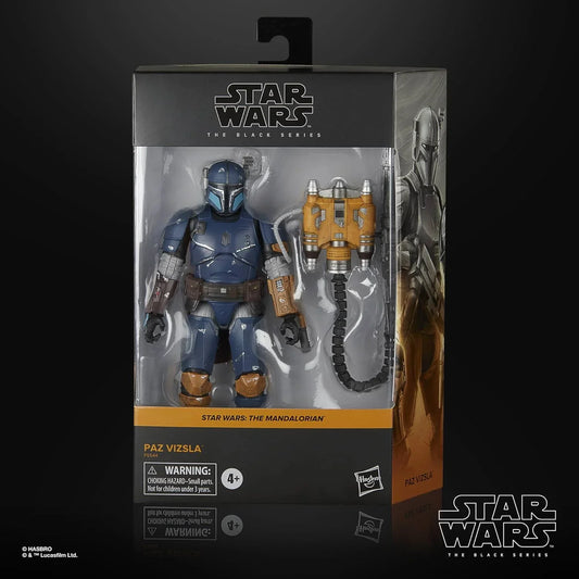 フィギュア スター・ウォーズ マンダロリアン ブラックシリーズ パズ・ヴィズラ デラックスアクションフィギュア Disney 高精細造形 29可動ポイント 重装甲マンダロリアン ジェットパック ブラスター付属 コレクション向け