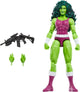 フィギュア Marvel Legends Series She-Hulk 6 Retro Comics Marvel シー・ハルク ジェニファー・ウォルターズ 精巧アクション 可動約20箇所 交換用ハンドパーツ付き レトロスタイルブリスターカードパッケージ コレクター向け 並行輸入品