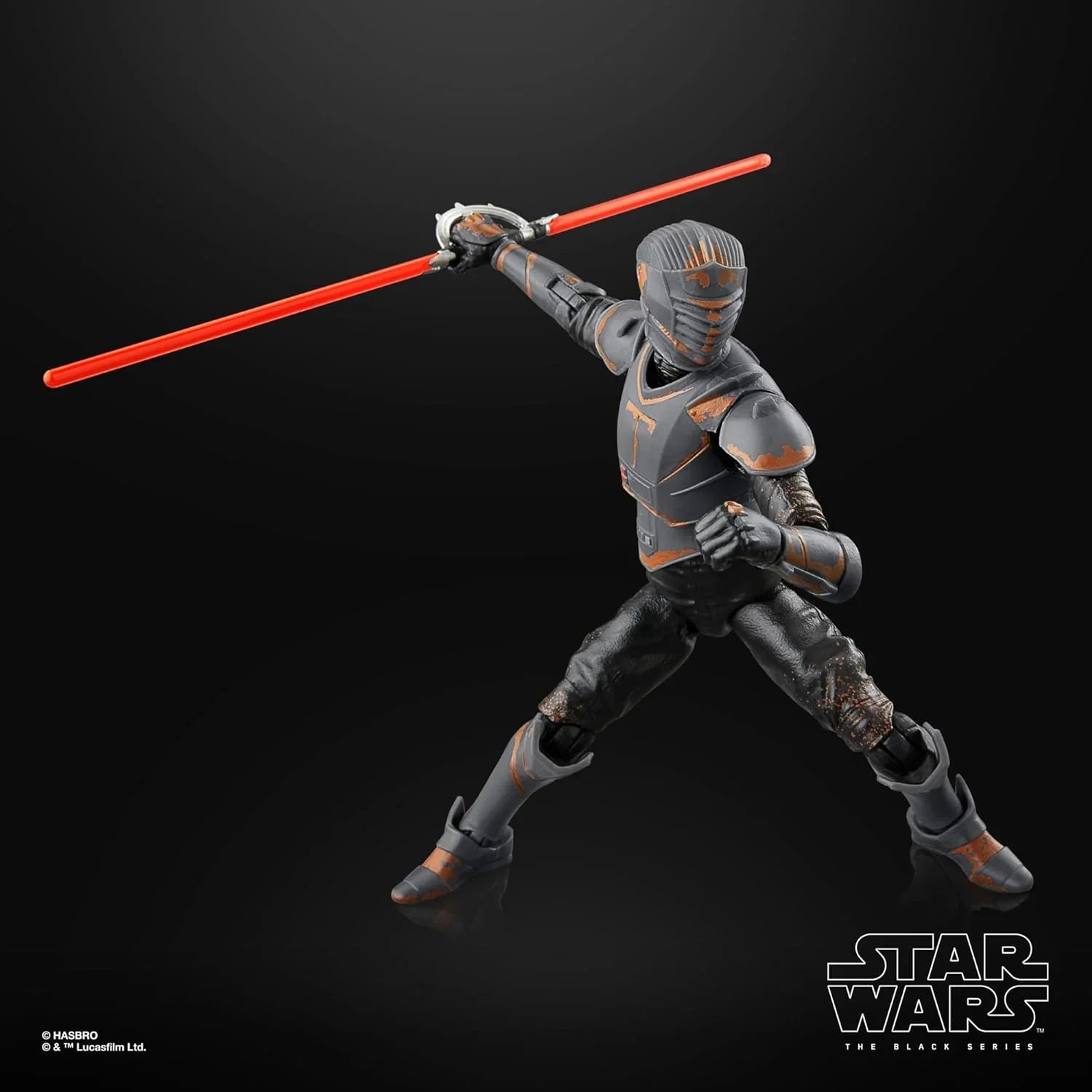 フィギュア Star Wars Ahsoka Marrok Black Series Hasbro プレミアムディテール 複数アーティキュレーション 6インチサイズ コレクティブル フォース使い 戦士 黒マスク 防具 赤ライトセーバー ユニークキャラクター
