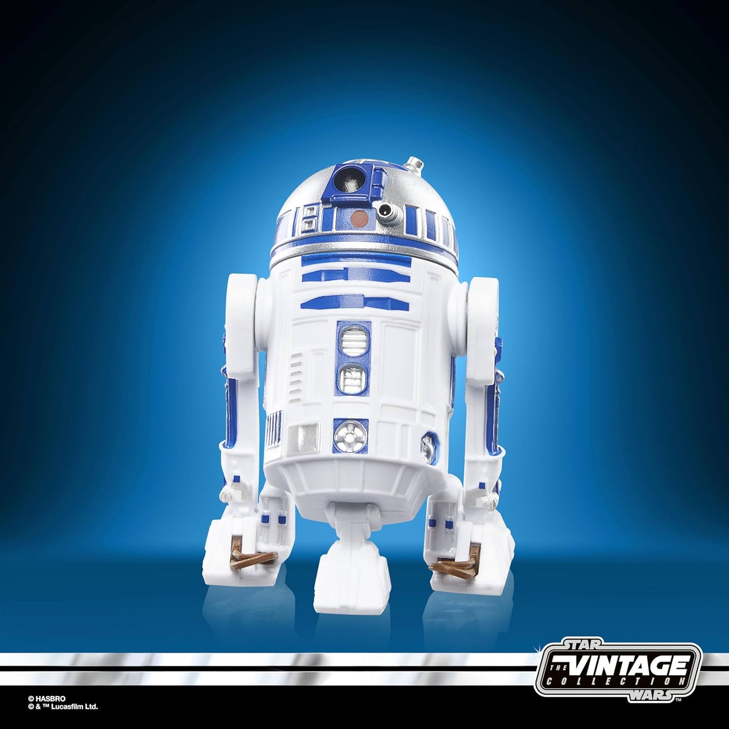 フィギュア スター・ウォーズ ヴィンテージコレクション R2-D2 Artoo-Detoo アストロメク・ドロイド 3.75インチスケール 可動 7点アクセサリー付属 360度回転頭部 高精密塗装 青白カラーリング プレミアムクオリティ