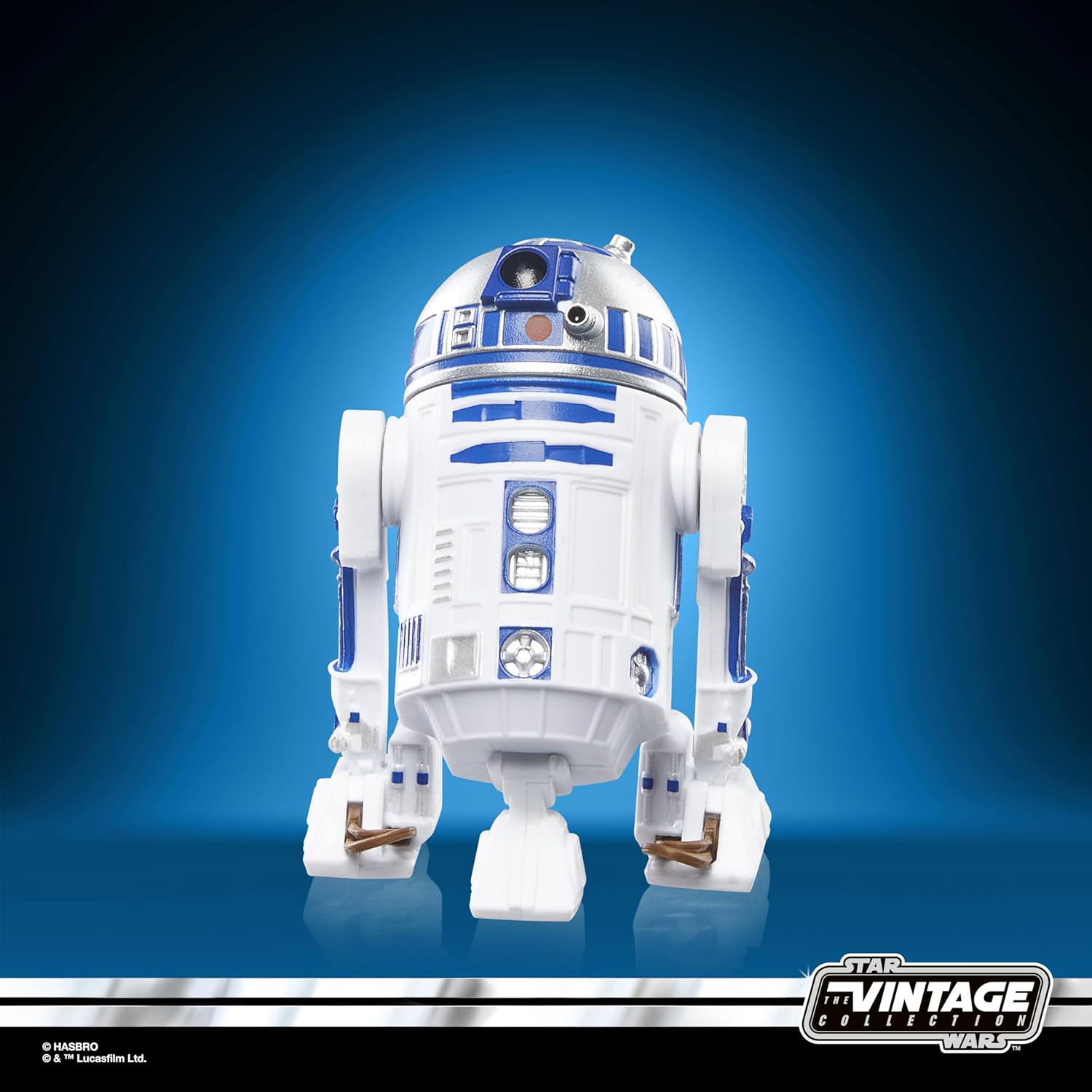 フィギュア スター・ウォーズ ヴィンテージコレクション R2-D2 Artoo-Detoo アストロメク・ドロイド 3.75インチスケール 可動 7点アクセサリー付属 360度回転頭部 高精密塗装 青白カラーリング プレミアムクオリティ