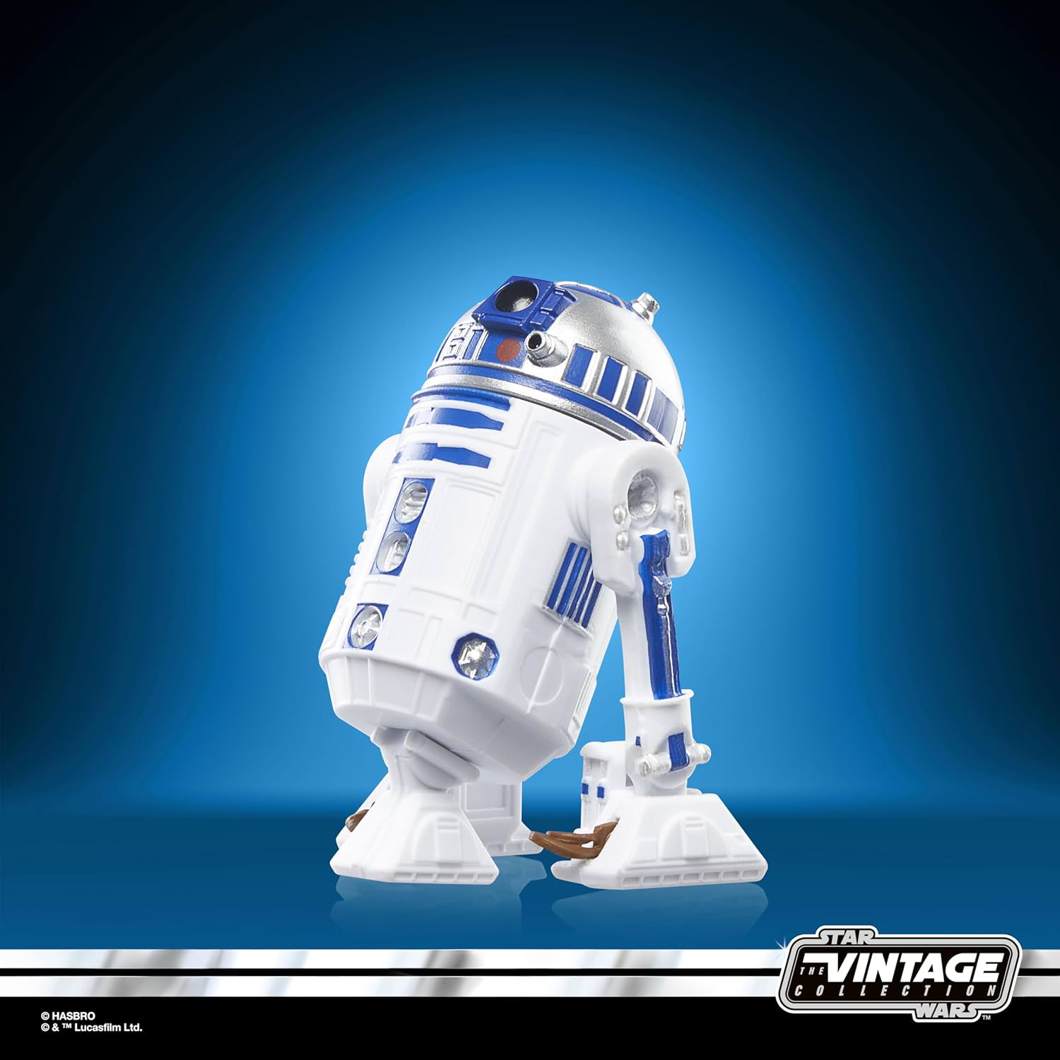 フィギュア スター・ウォーズ ヴィンテージコレクション R2-D2 Artoo-Detoo アストロメク・ドロイド 3.75インチスケール 可動 7点アクセサリー付属 360度回転頭部 高精密塗装 青白カラーリング プレミアムクオリティ