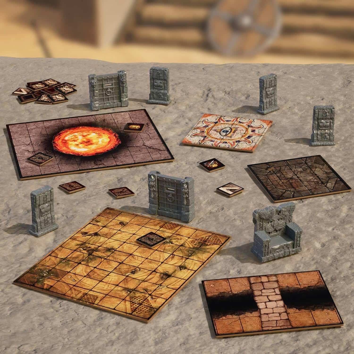 ボードゲーム HeroQuest Against the Ogre Horde Quest Pack ヒーロークエスト 拡張パック 28体ミニチュア 10クエスト 29枚タイル 高品質アートワーク フルカラーカード 無限リプレイ性 ファンタジー世界 英語版 日本語説明書なし