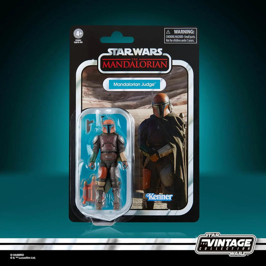 アクションフィギュア スター・ウォーズ ヴィンテージコレクション マンダロリアン・ジャッジ ハズブロ製 高品質3.75インチ可動式 審判役の重要キャラクター 冷静で公正な伝統守るベスカー鋼アーマー採用 ソフトケープ付属