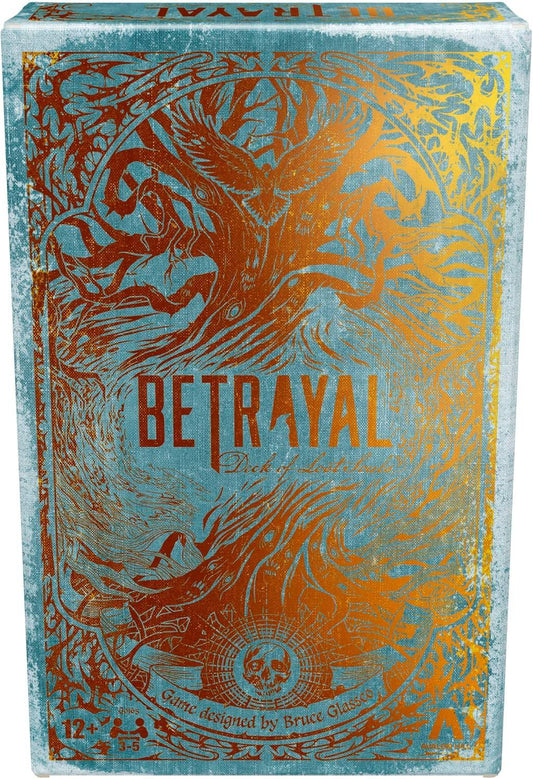 カードゲーム Betrayal Deck of Lost Souls ホラーテーマ タロットインスピレーション 裏切り者 協力型 戦略的ホラー 恐怖の世界 探検家 呪い オーメン アイテムカード 豊富なゲームコンポーネント 直感的ゲームプレイ 英語版 日本語説明書なし