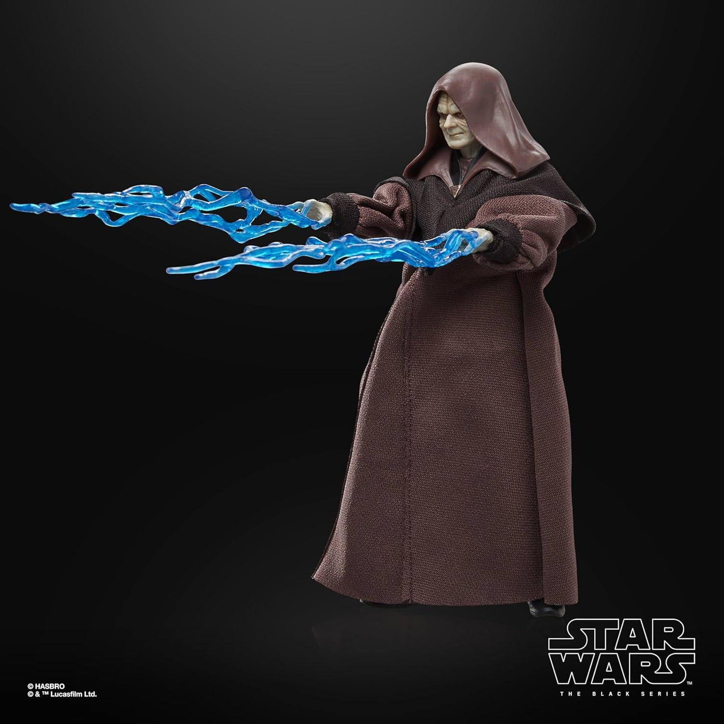 フィギュア ダース シディアス スター ウォーズ ブラック シリーズ ハズブロ 6インチ 約15cm 可動 ポーズ 多彩 布製 ケープ 軟質 素材 交換用 ハンドパーツ2種 ライトセーバー 付属 ウィンドウボックス パッケージ コレクター向け 精巧