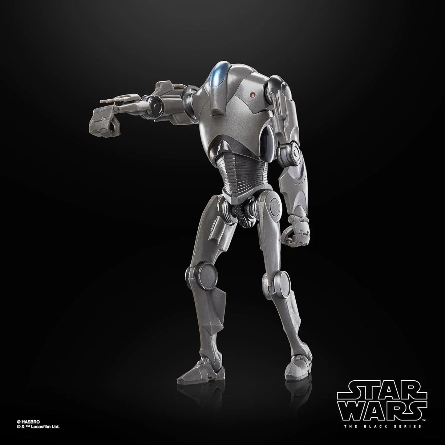 フィギュア スター・ウォーズ ザ・ブラックシリーズ AOTC スーパーバトルドロイド ハズブロ 独立星系連合製造 20か所以上可動 6インチ 高精細彩色 硬質装甲 戦闘能力強化 ジオノーシスの戦いモデル アクションフィギュア