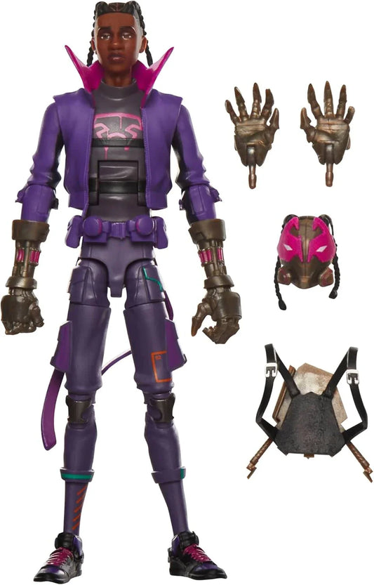 フィギュア スパイダーマン アクロス ザ スパイダーバース マイルズ G モラレス プラウラー ハズブロ マーベル レジェンドシリーズ 20箇所以上可動 ポージング多彩 交換用マスク頭部 ハンドパーツ付属 コレクティブル 並行輸入品