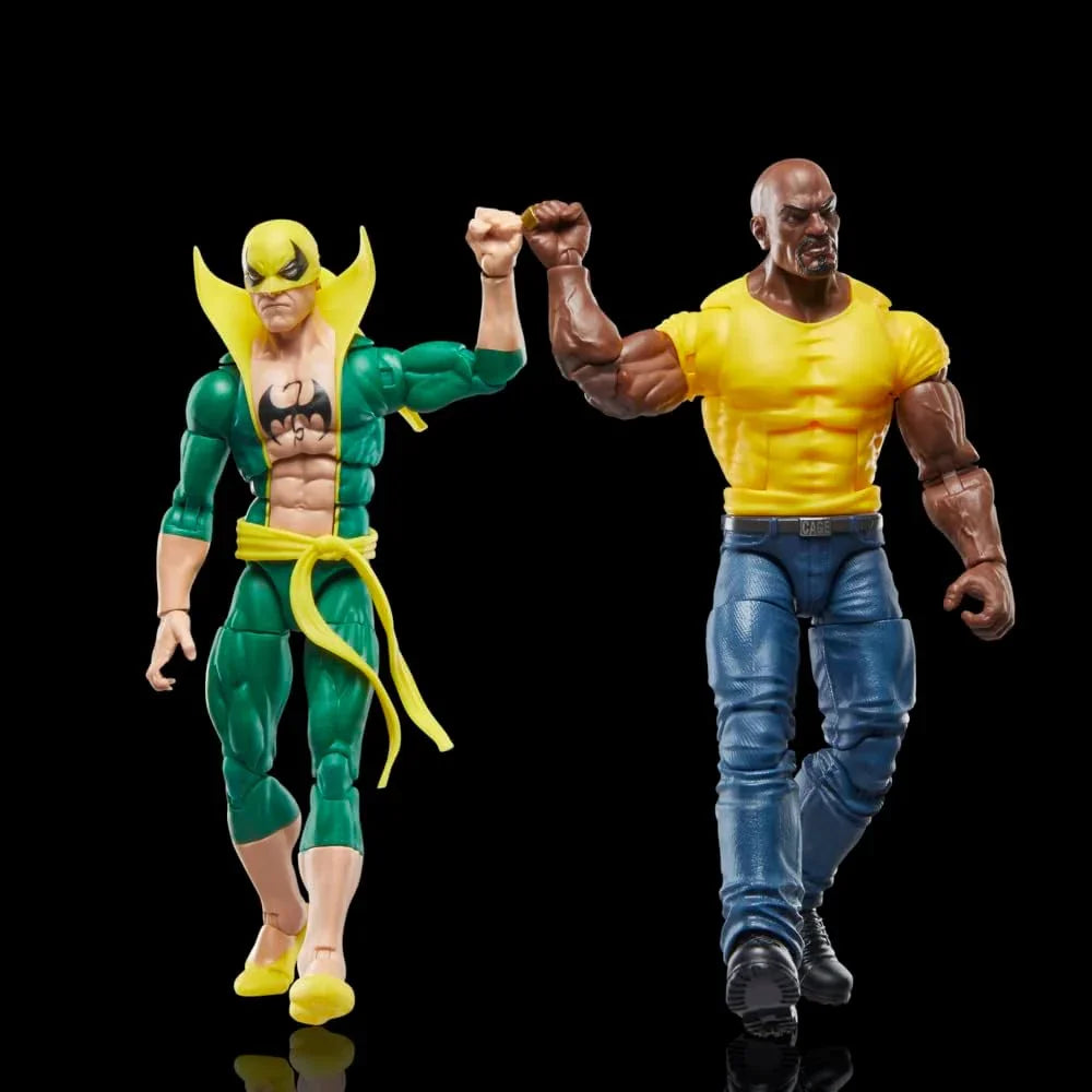 フィギュア アイアンフィスト ルークケイジ マーベルレジェンドシリーズ ヒーローズフォーハイヤー 2パック 可動20以上 アクセサリー12点付属 ウィンドウボックス仕様 Hasbro公式 6インチスケール マーベル85周年記念 コミック再現