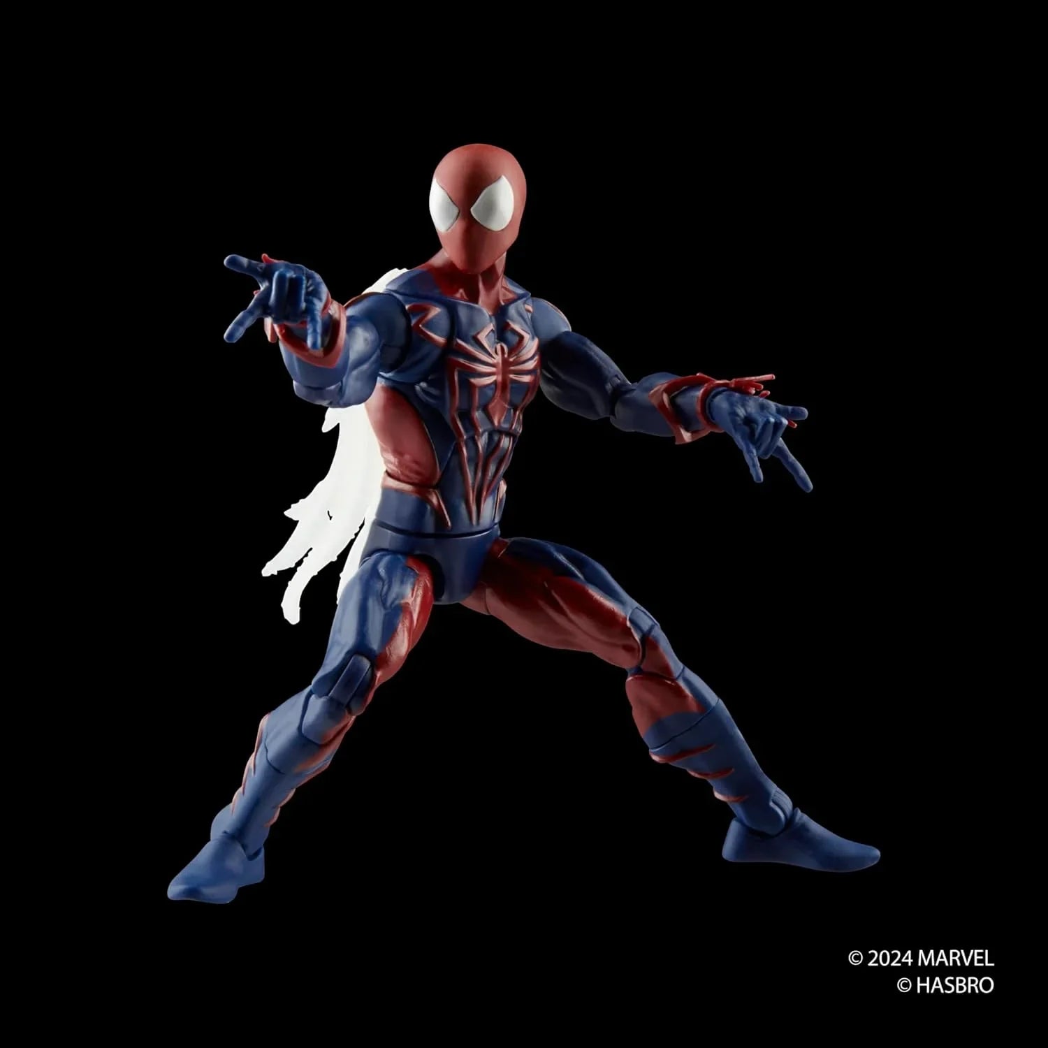 アクションフィギュア スパイダーマン アンリミテッド マーベル レジェンドシリーズ 特殊ナノテクスーツ 採用 高可動 6インチ 約15cm 完全ポーズ自由 交換用ハンドアクセサリー4個付属 レトロスタイルパッケージ コレクション向け 並行輸入品
