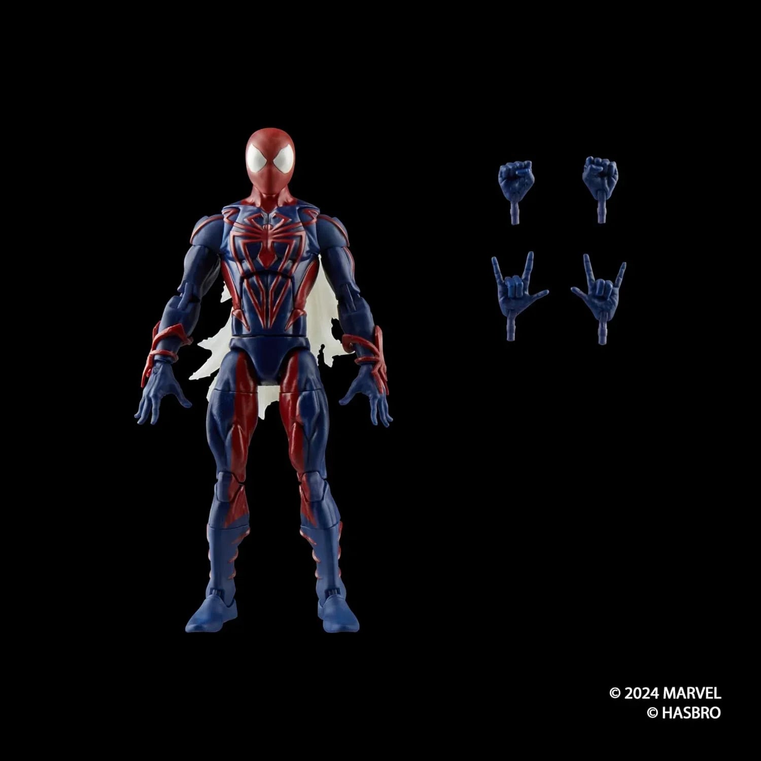 アクションフィギュア スパイダーマン アンリミテッド マーベル レジェンドシリーズ 特殊ナノテクスーツ 採用 高可動 6インチ 約15cm 完全ポーズ自由 交換用ハンドアクセサリー4個付属 レトロスタイルパッケージ コレクション向け 並行輸入品
