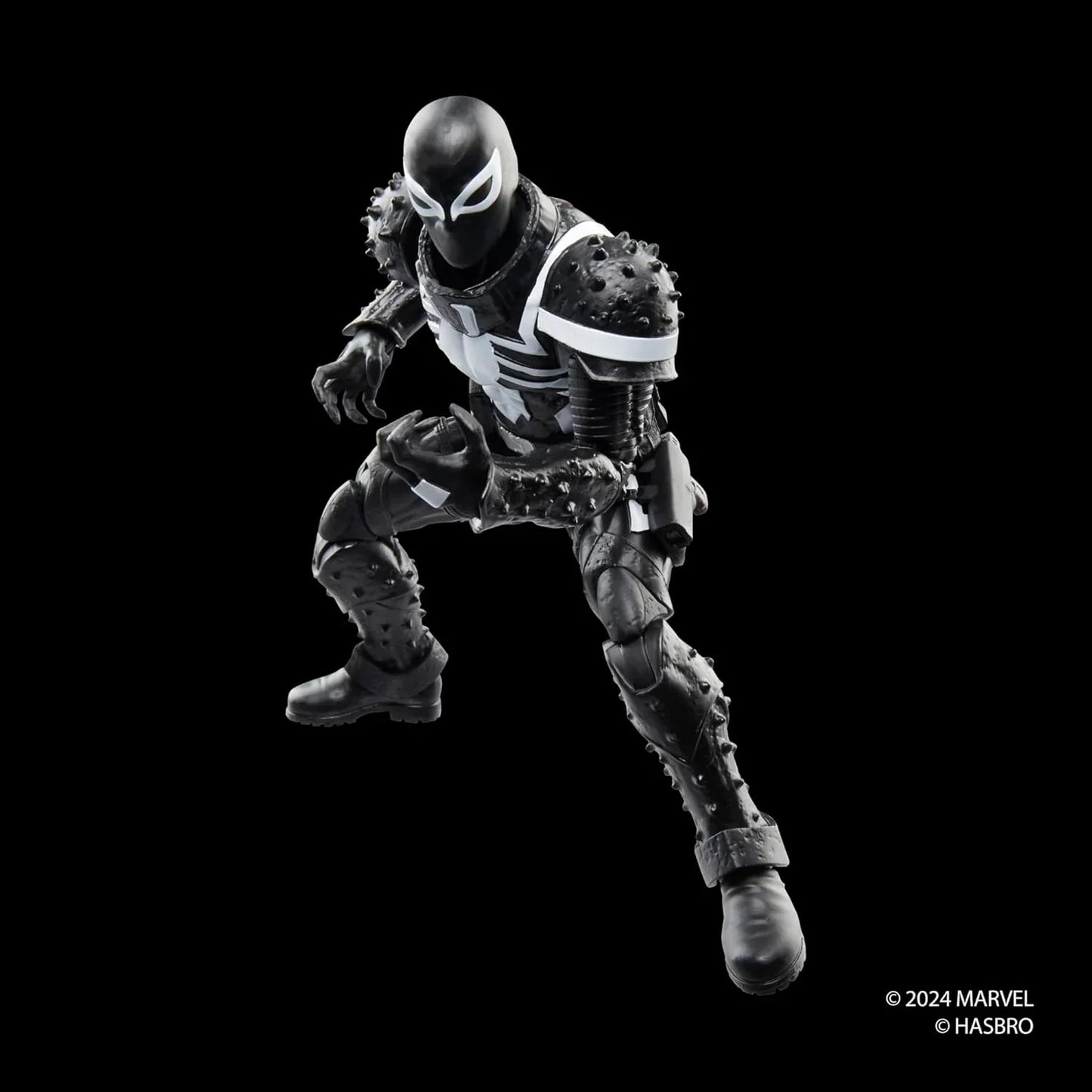アクションフィギュア エージェント・ヴェノム フラッシュ・トンプソン マーベルレジェンドシリーズ ハスブロ製 シンビオート力操る 米軍兵士 英雄的戦士 複数関節可動 6インチ規格 レトロコレクション銃アクセサリ付属 並行輸入品