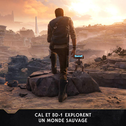 ゲーム アクションアドベンチャー STAR WARS Jedi Survivor Electronic Arts Respawn Entertainment 開発 戦略的ライトセーバー五種多彩 バトルフォース強化 探索自由広大惑星スキル成長カスタマイズ充実小型支援ドロイド付属 並行輸入品