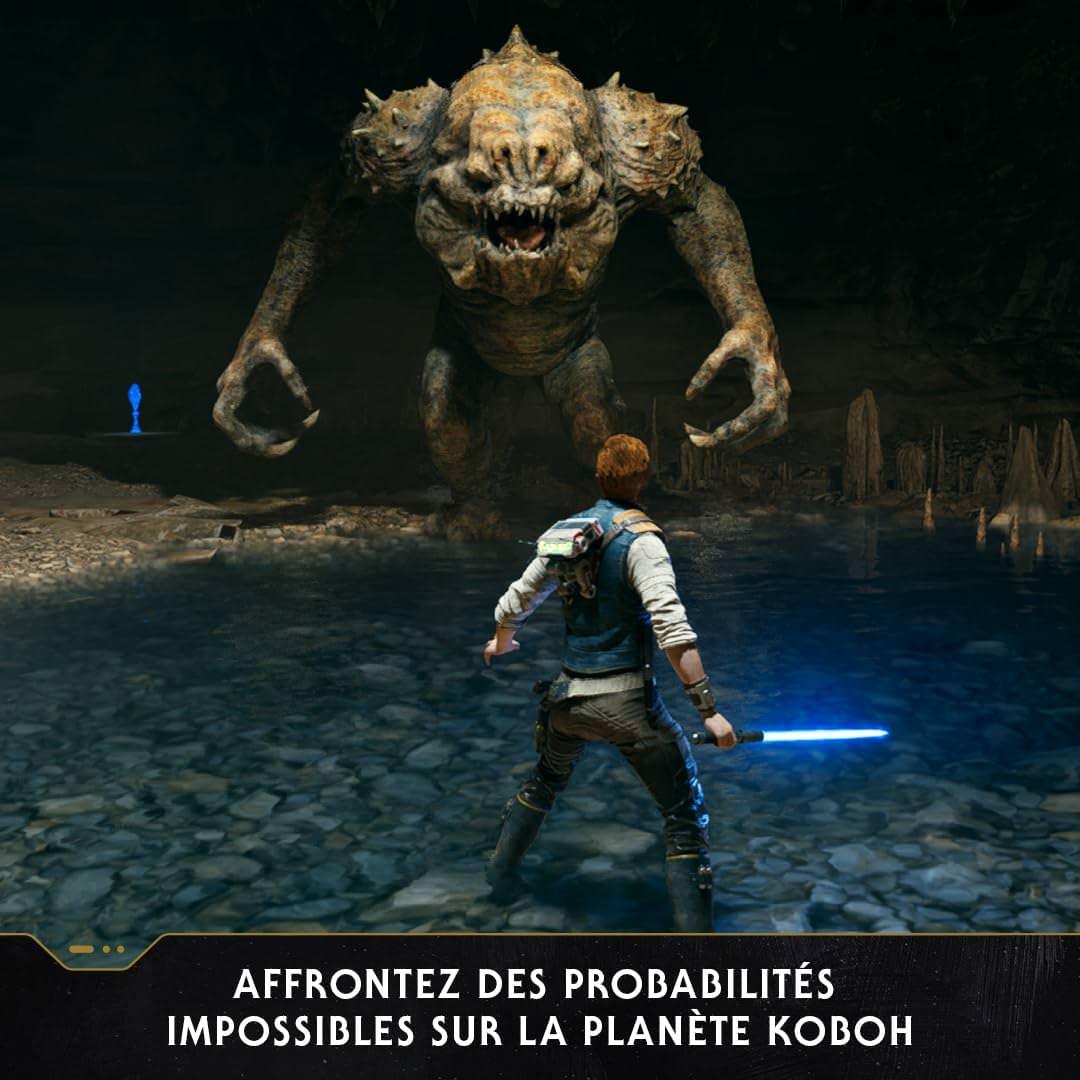 ゲーム アクションアドベンチャー STAR WARS Jedi Survivor Electronic Arts Respawn Entertainment 開発 戦略的ライトセーバー五種多彩 バトルフォース強化 探索自由広大惑星スキル成長カスタマイズ充実小型支援ドロイド付属 並行輸入品