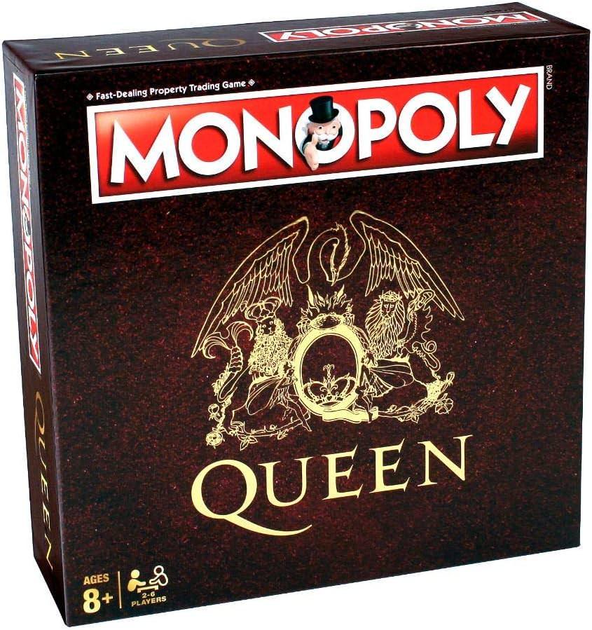ボードゲーム Queen Monopoly Queen 世界的ロックバンドテーマ 歴史的会場プロパティ ステージングブロック建設 フルクイーンプロダクションアップグレード 入場料請求ユニークトークン Briam 英語版 日本語説明書なし