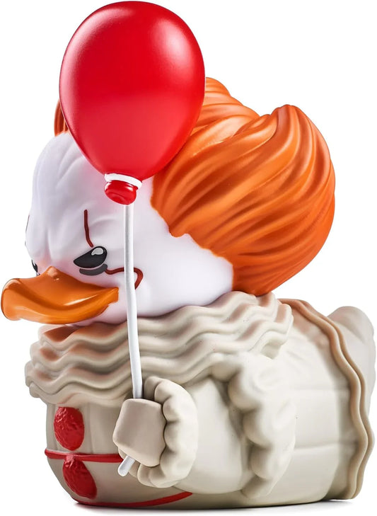 フィギュア Tubbz Horror It ペニーワイズ ボックスエディション Numskull Designs 高品質PVC素材製 赤い風船を持つ約9cmサイズの公式ライセンス商品 恐怖のピエロをアヒルスタイルで再現 恐怖と愛らしさの二面性を絶妙に表現 並行輸入品