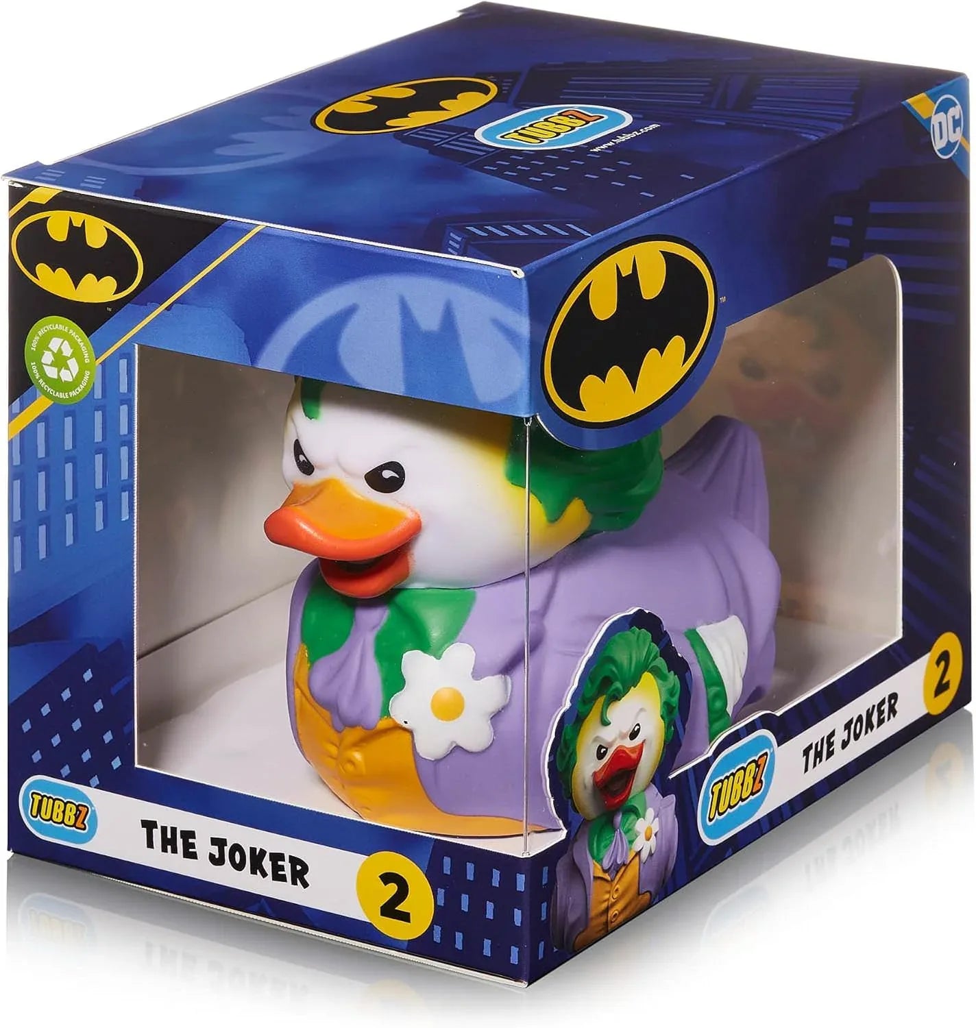 フィギュア TUBBZ ボックスエディション DCコミックス ジョーカー コスプレラバーダック ビニールフィギュア 高品質 PVC素材 緑色の髪 鮮やかなスーツ 襟元の花 ユニークなコレクティブルフィギュア ナムスカル