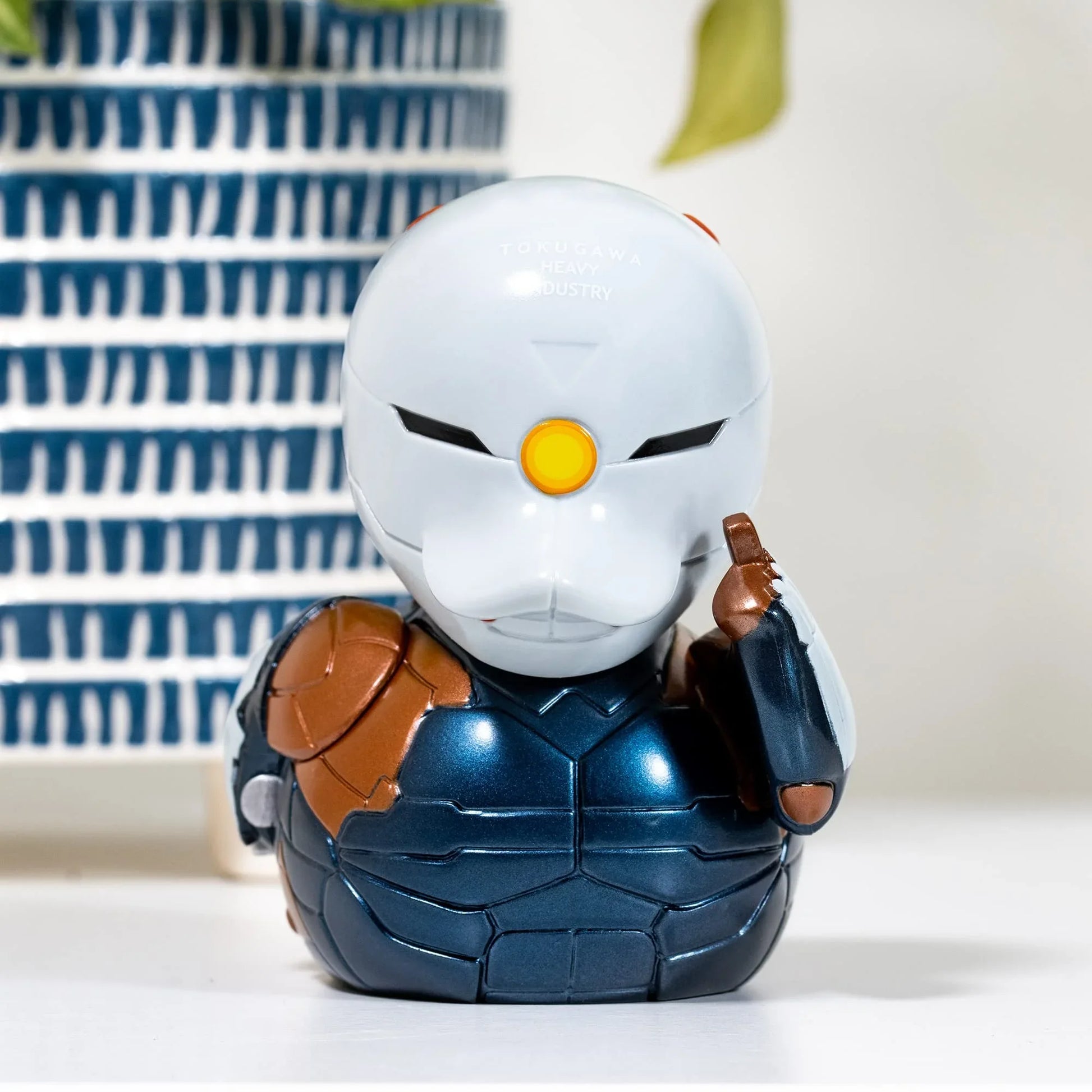 アウトレット品 フィギュア メタルギアソリッド グレイフォックス TUBBZ Numskull Designs 公式ライセンス PVC素材 高品質 ラバーダック アヒル コレクティブル フィギュア 高さ約9cm 箱入り版 サイボーグ忍者特徴 精巧再現 独創的コスプレ