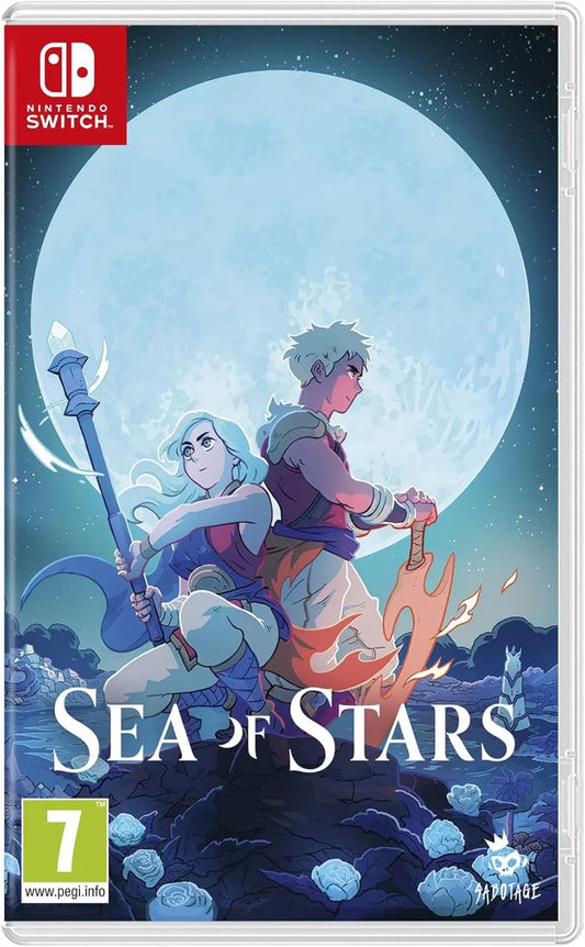 ゲーム RPG Sea of Stars Sabotage Studio クラシックターンベース戦略的戦闘 美しいピクセルアート シームレスマップ自由探索 日食の魔法 ソルスティスウォリアー 太陽月の力 怪物討伐 懐かしさ新鮮さ融合 並行輸入品