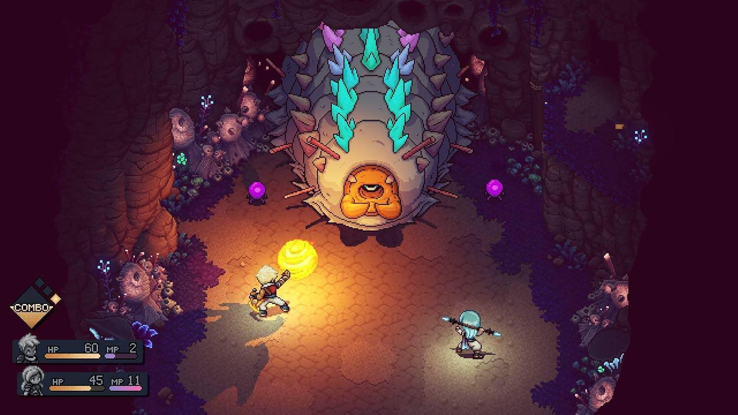 ゲーム RPG Sea of Stars Sabotage Studio クラシックターンベース戦略的戦闘 美しいピクセルアート シームレスマップ自由探索 日食の魔法 ソルスティスウォリアー 太陽月の力 怪物討伐 懐かしさ新鮮さ融合 並行輸入品