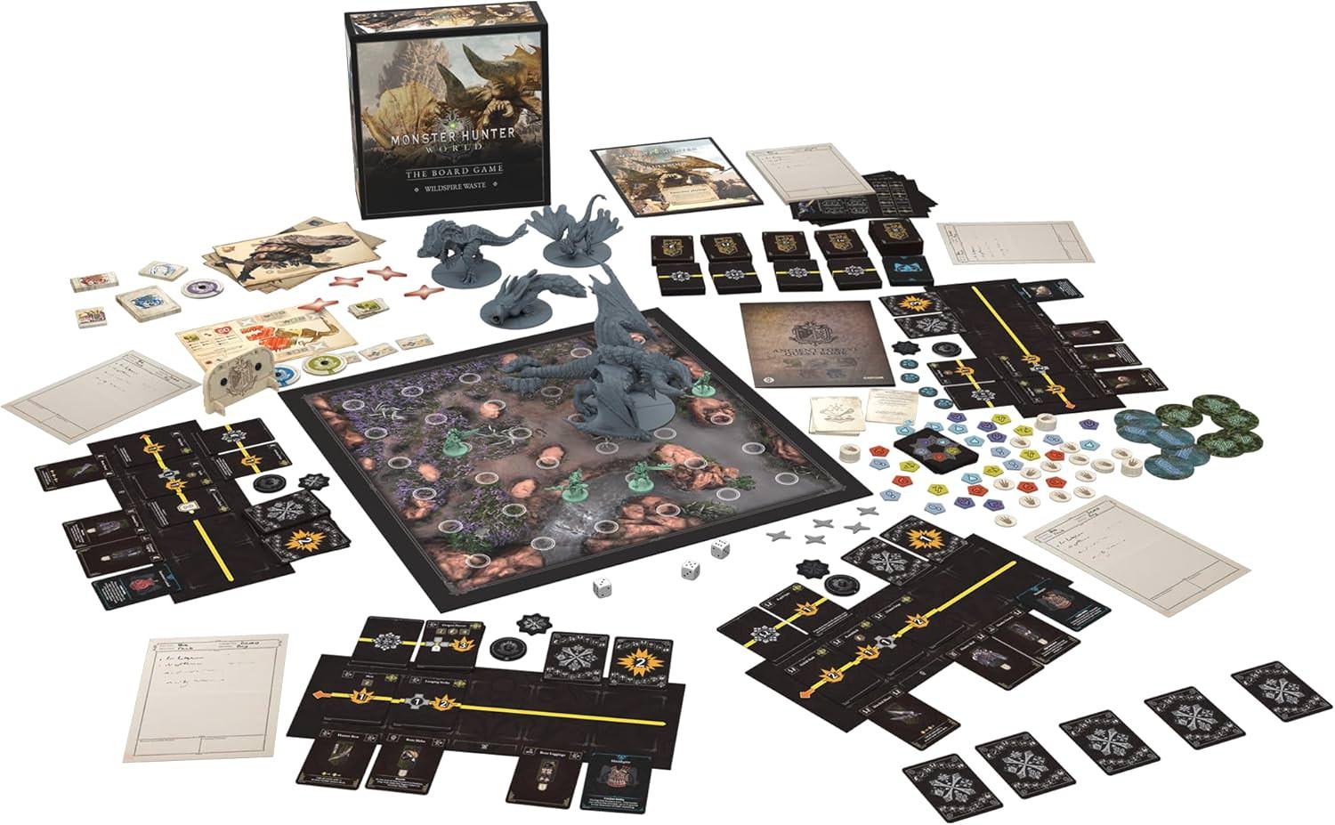 ボードゲーム モンスターハンターワールド ワイルドスパイア ボードゲーム Steamforged Games 協力型 デッキ構築 ハンティングアクション 最大4人プレイ 精巧ミニチュア 戦略的装備選択 成長システム モンスター討伐輸入英語版 - Trade Center