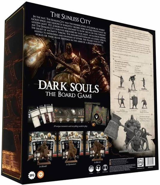ボードゲーム Dark Souls The Board Game The Sunless City Steamforged Games 協力型ダンジョン探索 15体精巧ミニチュア 老舗ブランド戦略的リソース管理 英語版 1から3人対応 プレイ時間一から二時間 