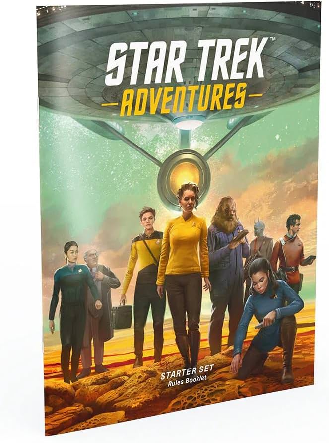 テーブルトークロールプレイングゲーム スタートレック アドベンチャーズ RPG スターターセット 第2版 宇宙艦隊士官 銀河系探検 シャクルトンエクスパンス ネクストジェネレーション ピカード 英語 14歳以上
