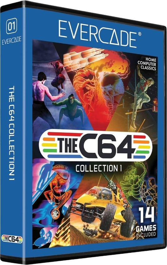 ゲームソフト Evercade THE C64 Collection 1 コモドール64 名作14タイトル収録 スポーツアクションシューティングアドベンチャー多彩ジャンル対応 最大8人マルチプレイ可能 珠玉のレトロゲームコレクション 並行輸入品