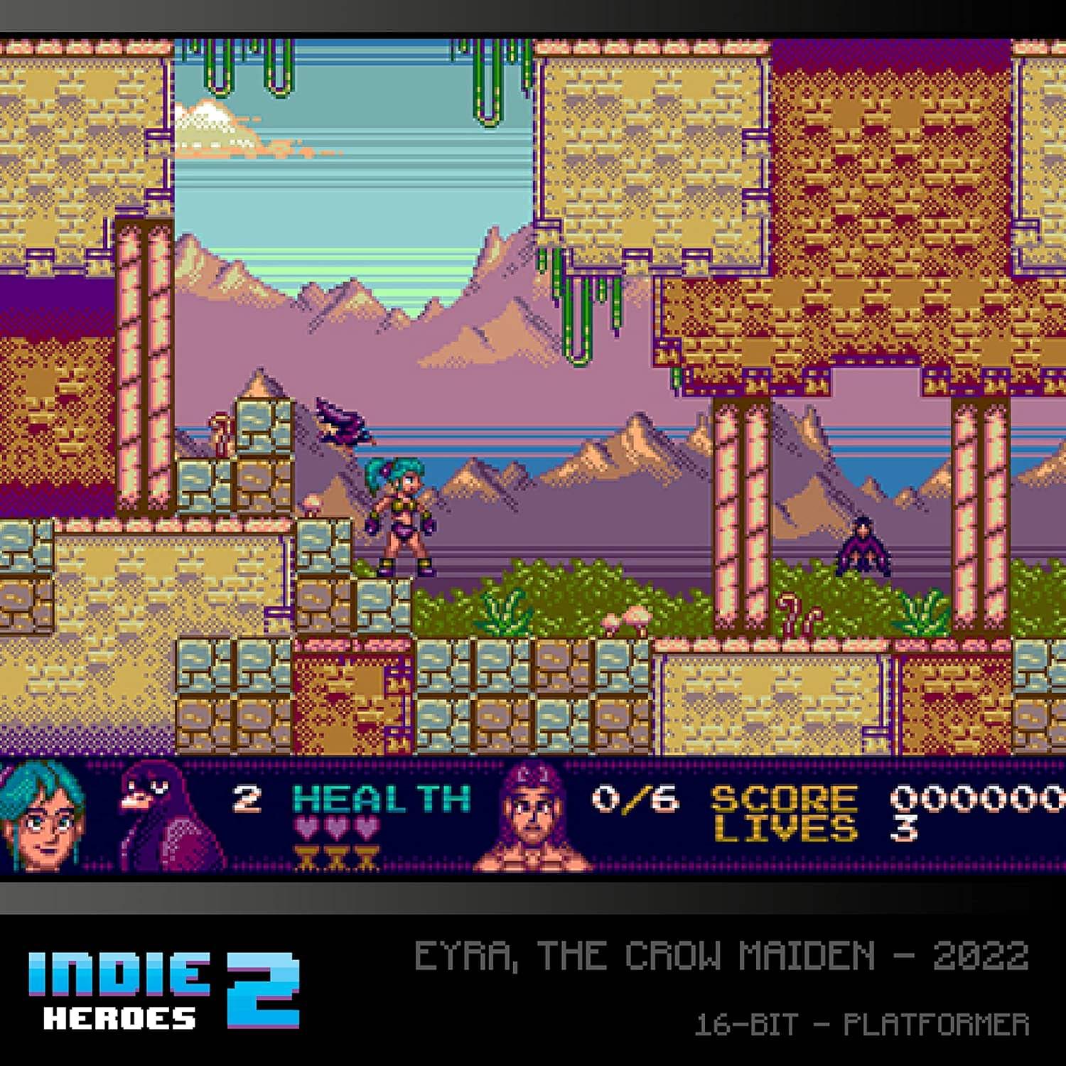 ゲームソフト Evercade Indie Heroes Collection 2 Evercade 16本のインディーゲーム収録 複数ジャンルパズルアクションRPGトリロジー作品収載 クラシック8ビット16ビットレトロゲーム風新旧融合独立系開発者作品集 並行輸入品