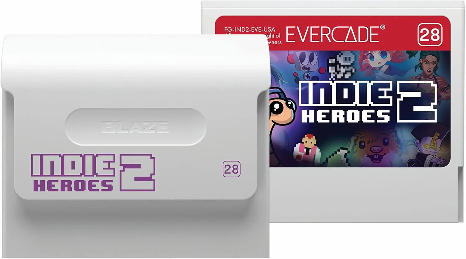 ゲームソフト Evercade Indie Heroes Collection 2 Evercade 16本のインディーゲーム収録 複数ジャンルパズルアクションRPGトリロジー作品収載 クラシック8ビット16ビットレトロゲーム風新旧融合独立系開発者作品集 並行輸入品