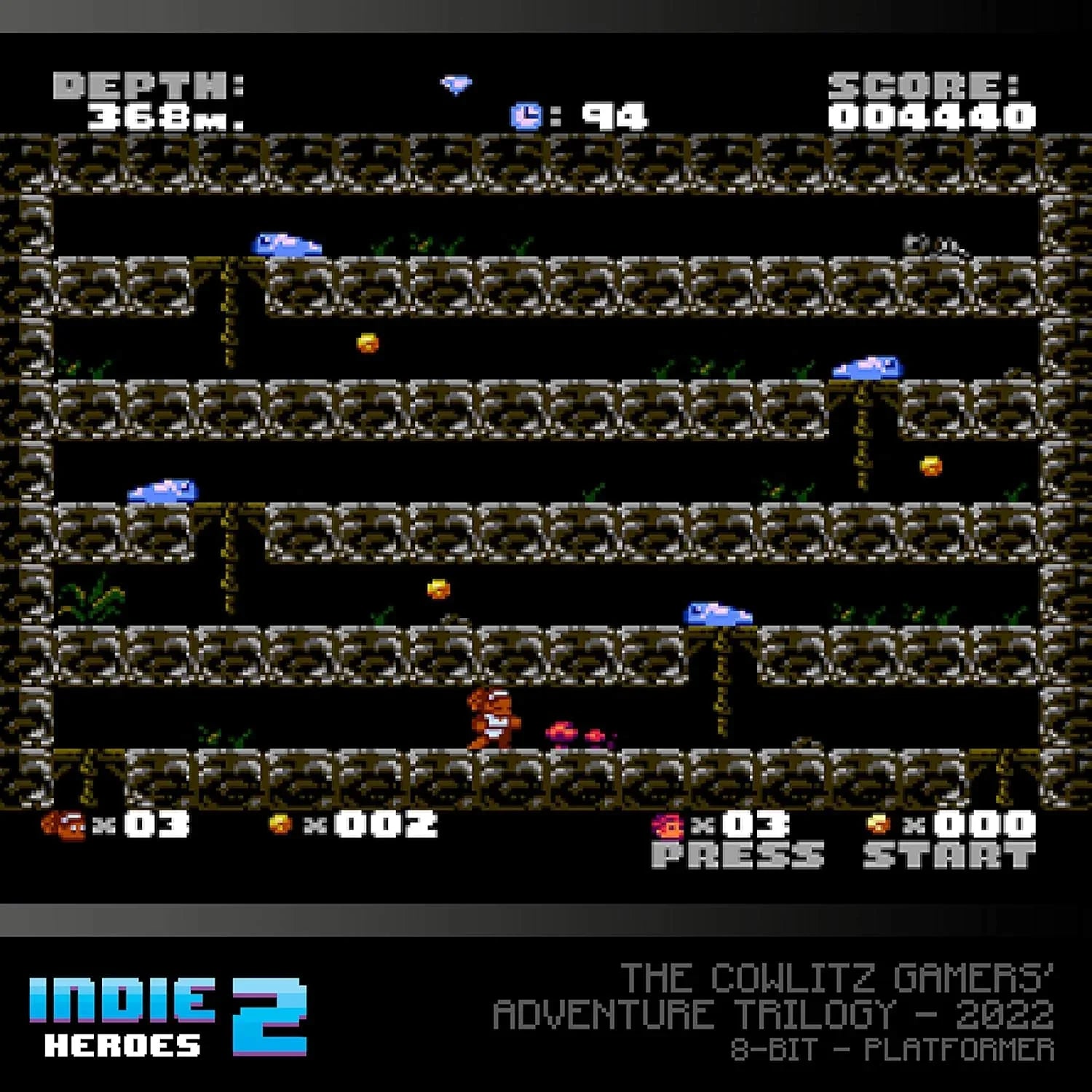ゲームソフト Evercade Indie Heroes Collection 2 Evercade 16本のインディーゲーム収録 複数ジャンルパズルアクションRPGトリロジー作品収載 クラシック8ビット16ビットレトロゲーム風新旧融合独立系開発者作品集 並行輸入品