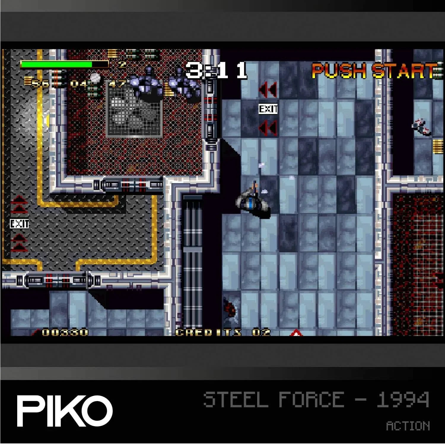 レトロゲーム エバーケード ピコアーケードコレクション1 エバーケード 90年代 アーケードゲーム 名作9作品 格闘 アクション プラットフォーマー スポーツ レアタイトル 2人プレイ対応 手のひらサイズ 懐かしのゲームセンター体験 並行輸入品